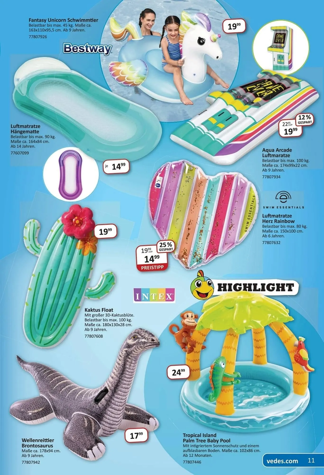 Vedes Prospekt von 1. Juni bis 1. September 2025 - Prospekt seite 11