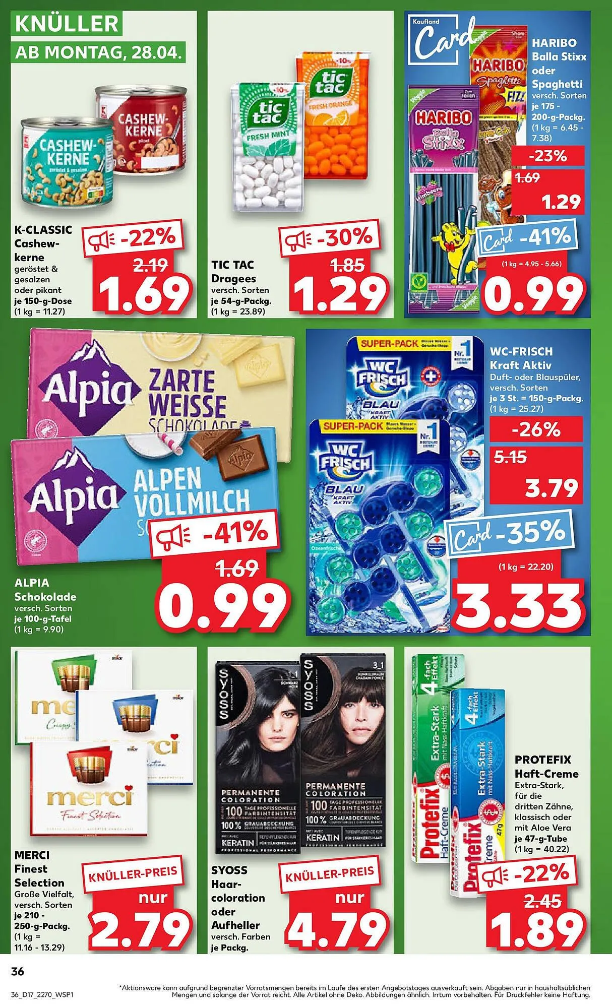 Kaufland Prospekt von 23. April bis 30. April 2025 - Prospekt seite 36