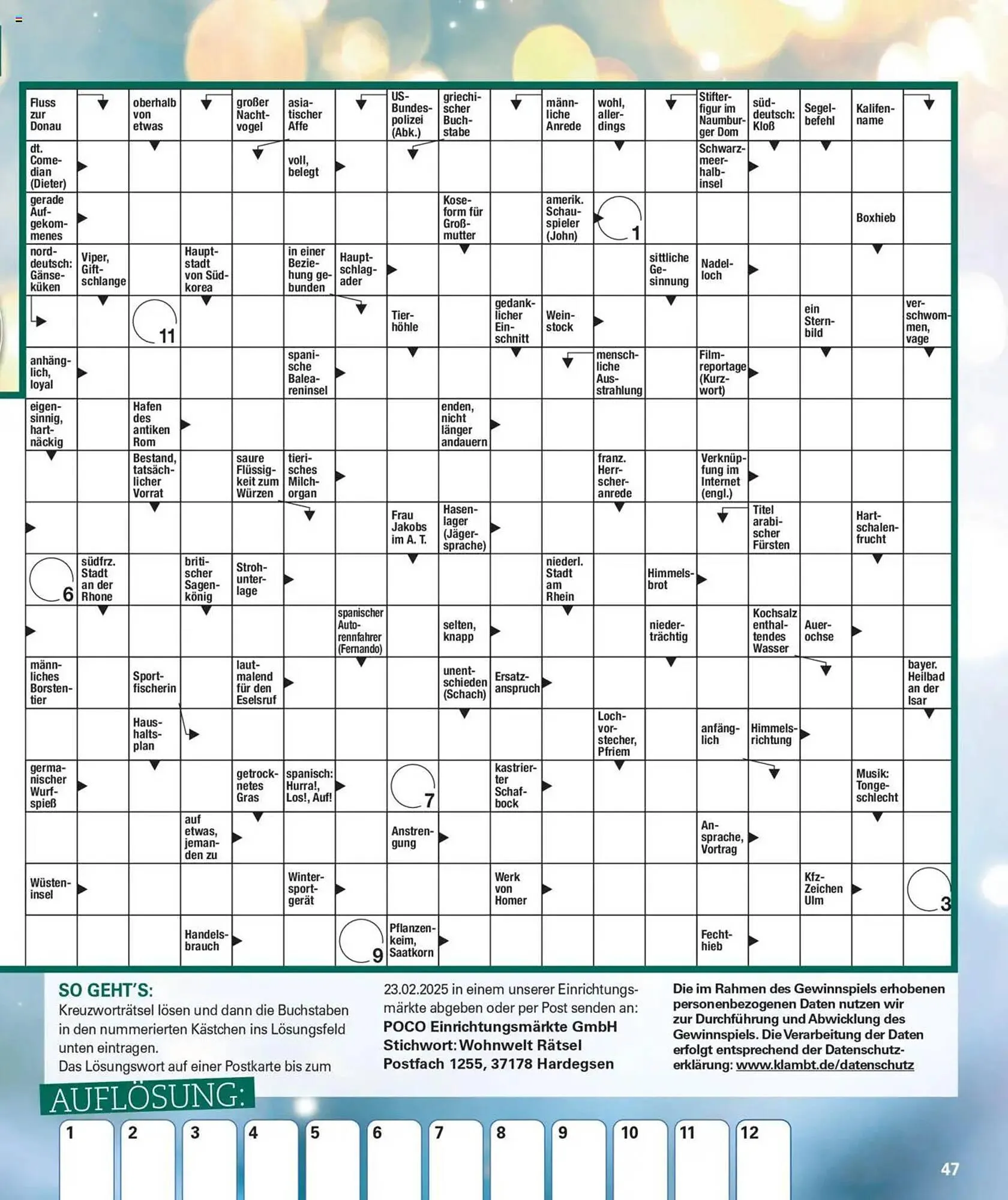 POCO Prospekt von 27. Dezember bis 3. Januar 2026 - Prospekt seite 47