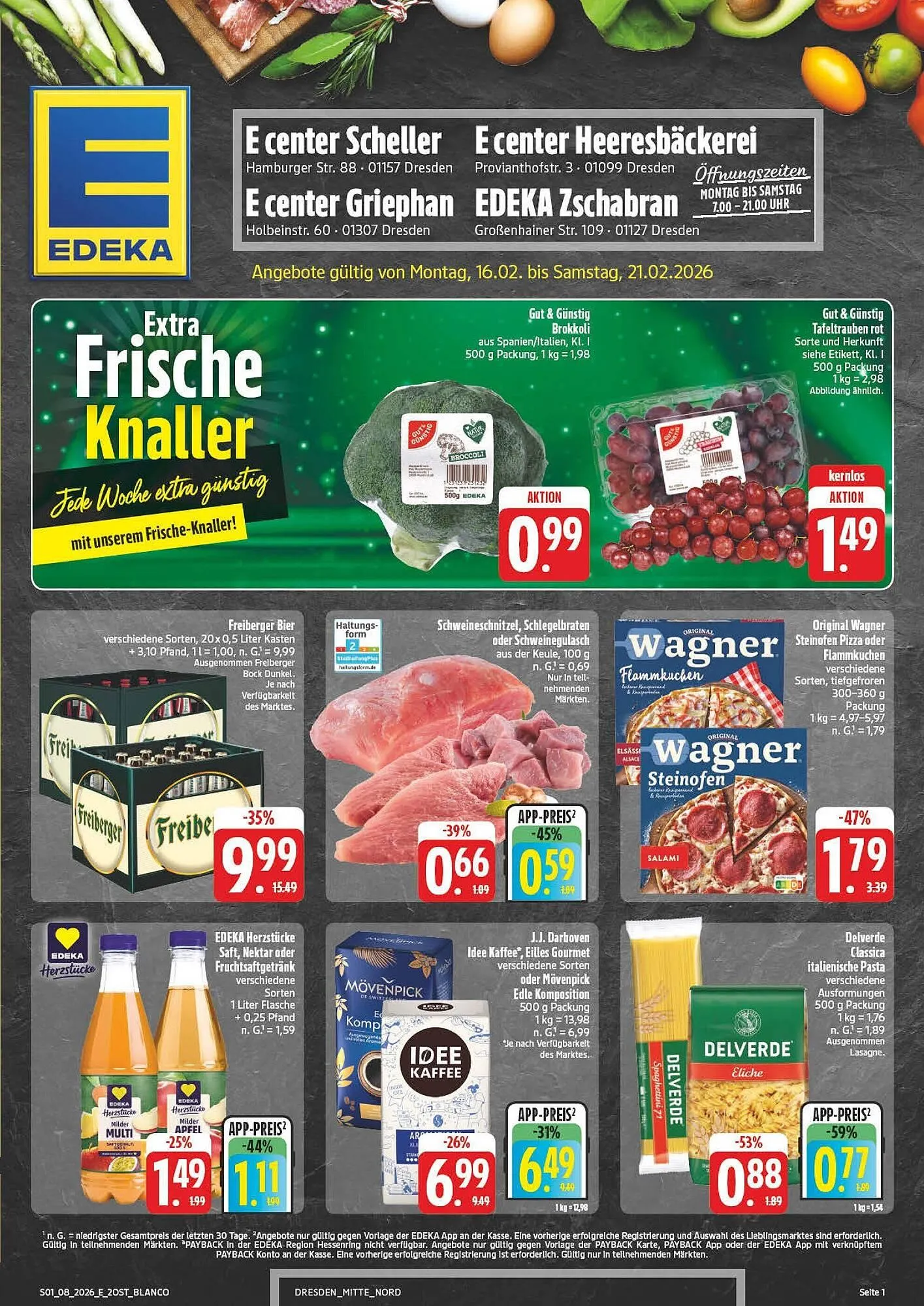 E-Center Prospekt von 16. Februar bis 21. Februar 2026 - Prospekt seite 1