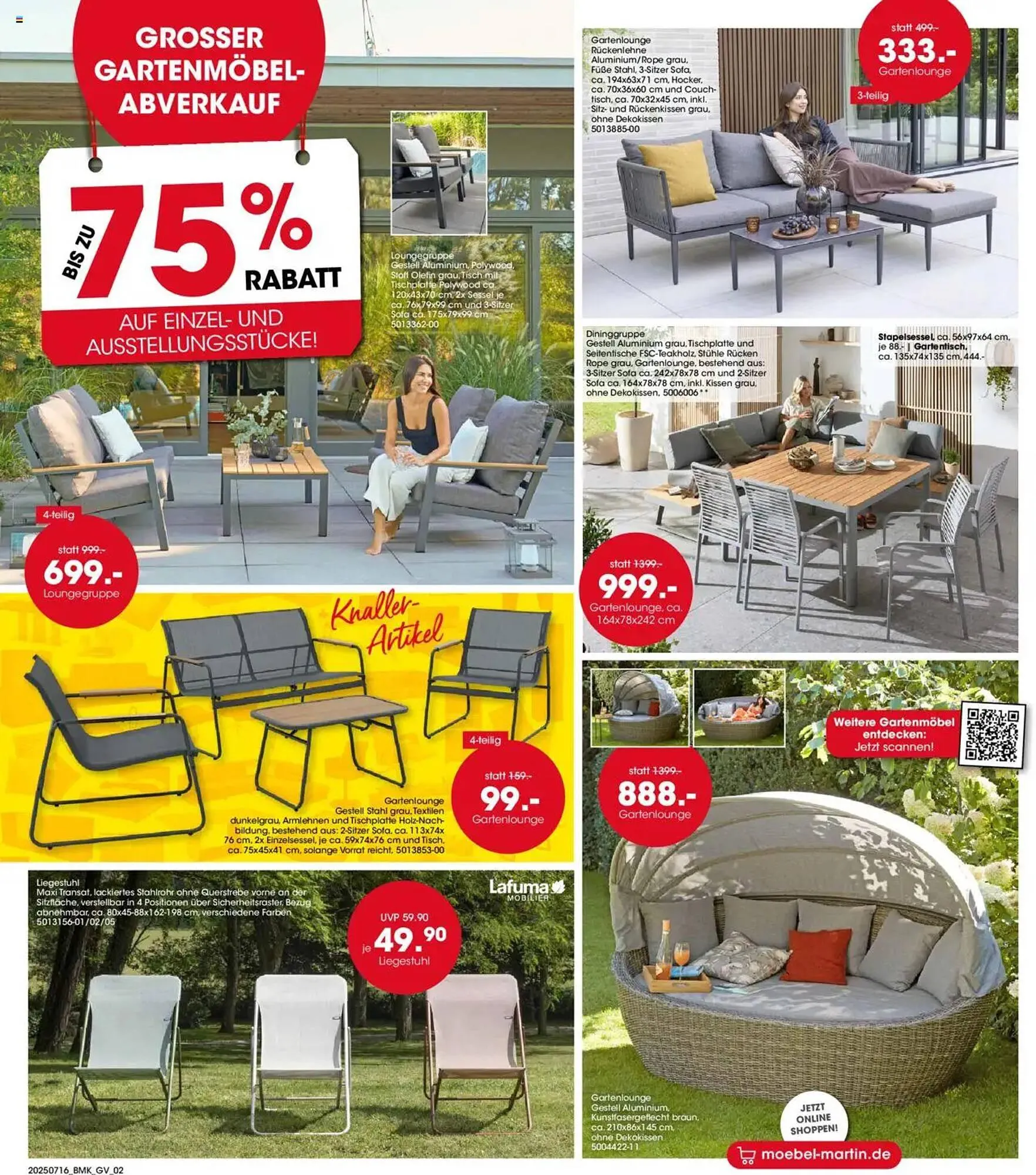 Möbel Martin Prospekt von 16. Juli bis 3. August 2025 - Prospekt seite 2