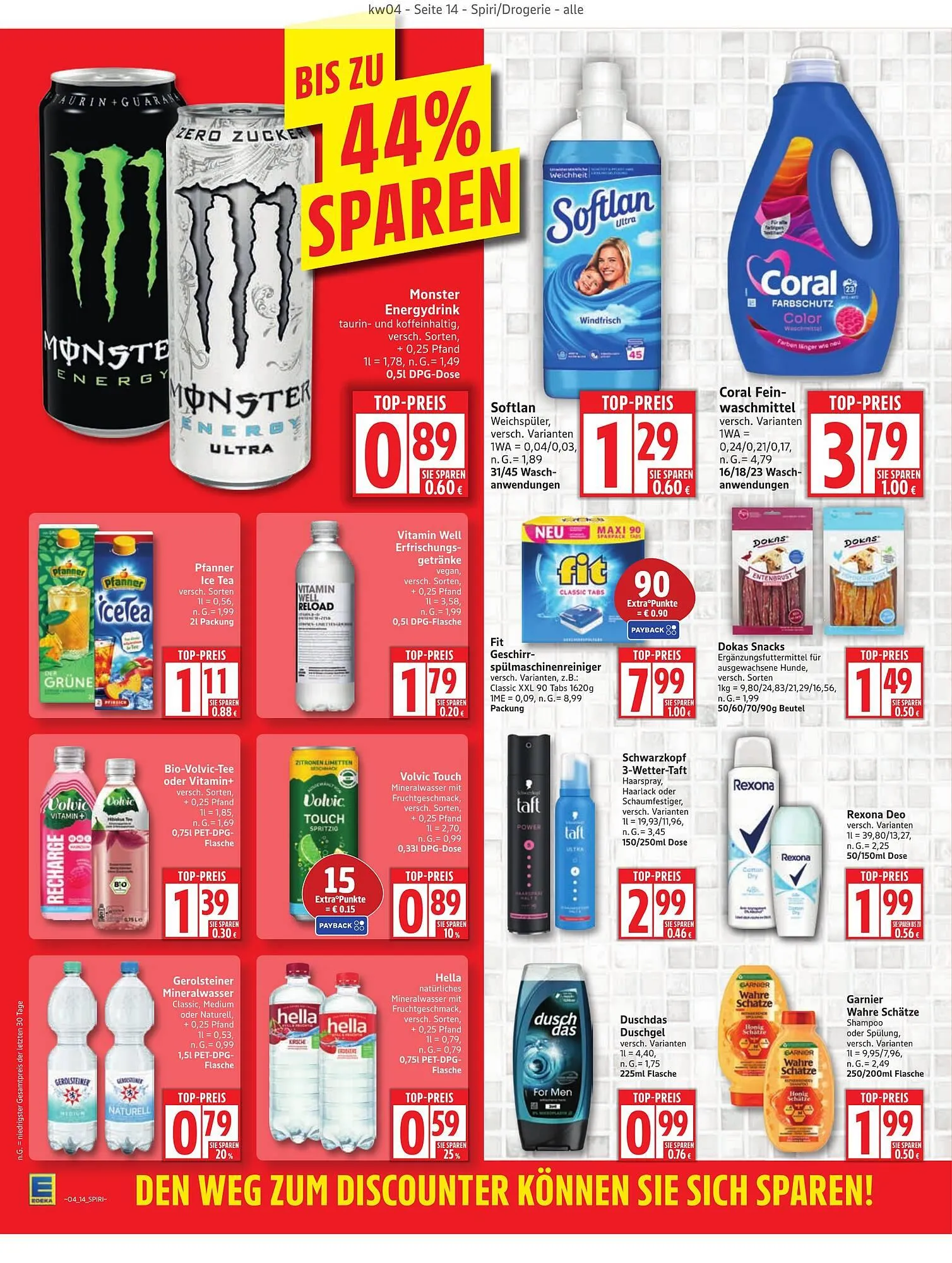 Edeka Prospekt von 19. Januar bis 24. Januar 2026 - Prospekt seite 14