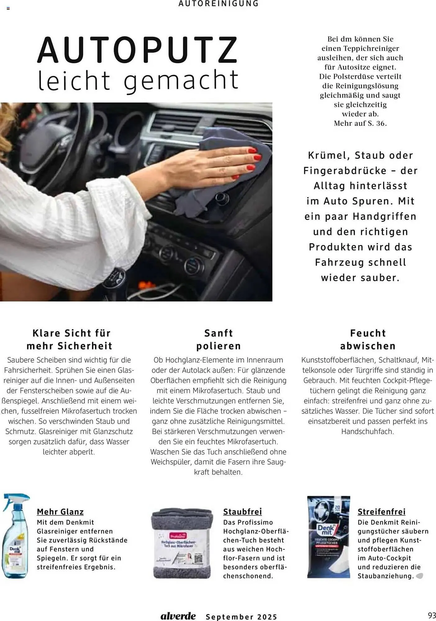 dm drogerie Magazin von 1. September bis 30. September 2025 - Prospekt seite 93