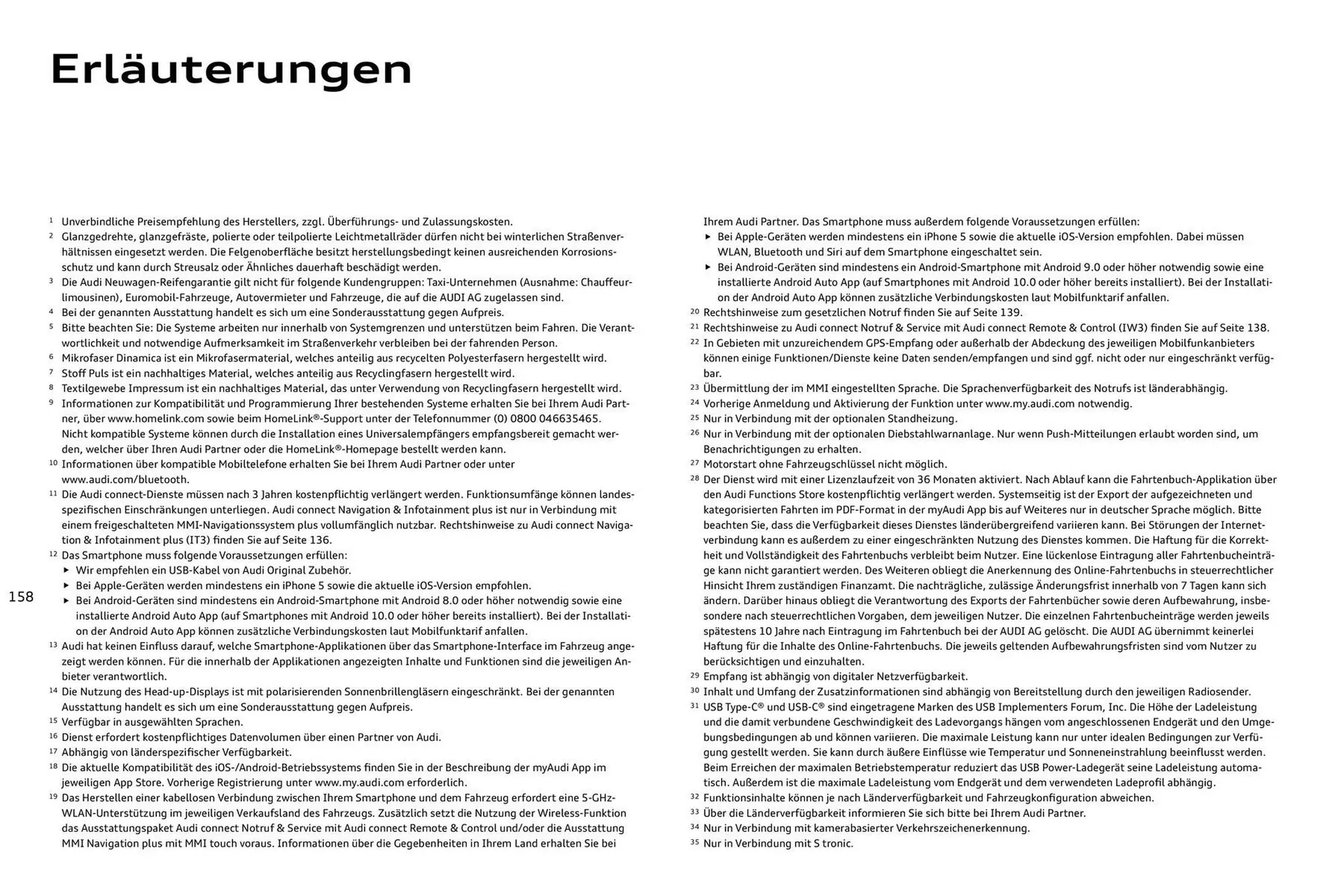 Audi Prospekt von 27. Juli bis 27. Juli 2026 - Prospekt seite 158