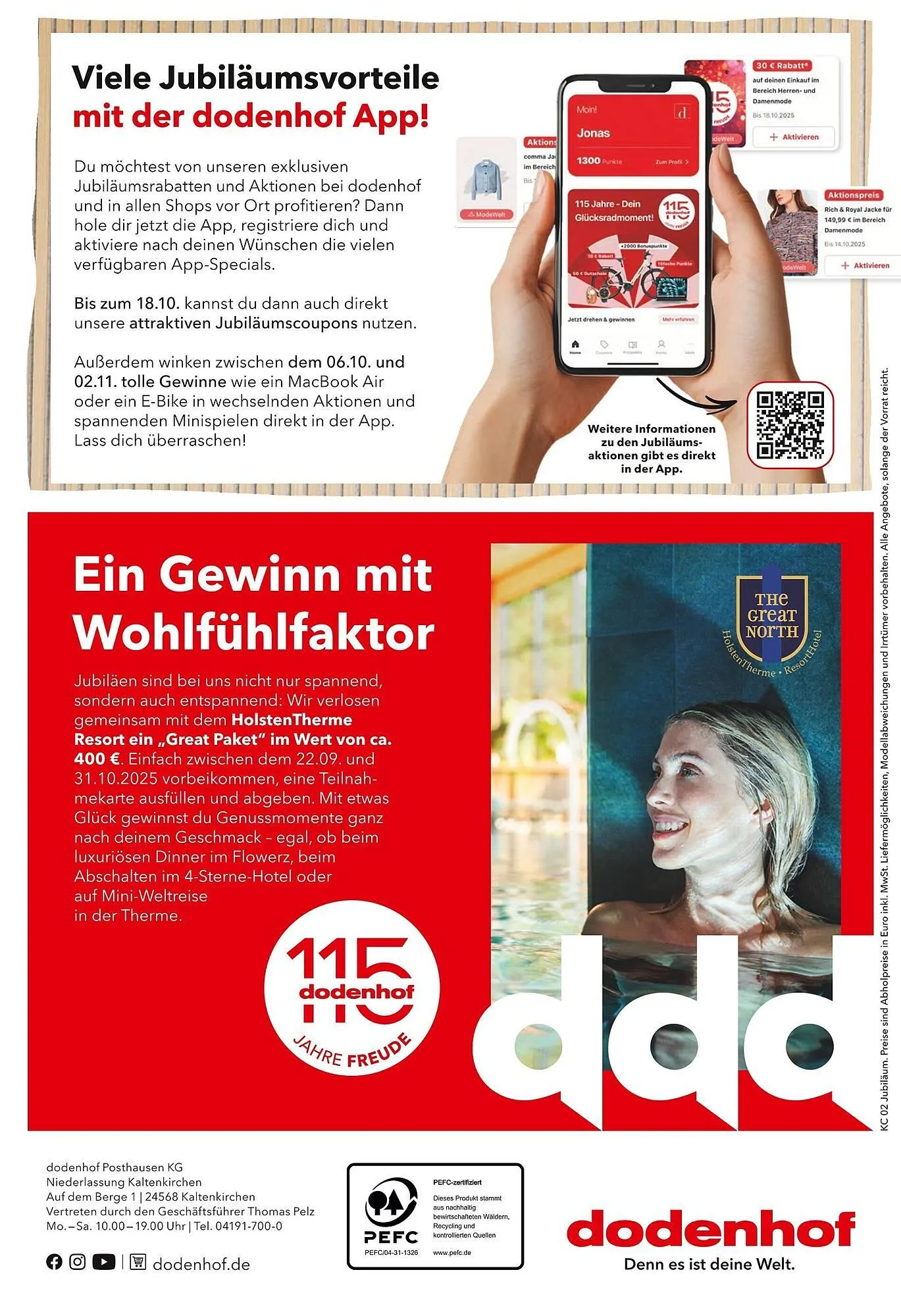 Dodenhof Prospekt von 1. Oktober bis 14. Oktober 2025 - Prospekt seite 12