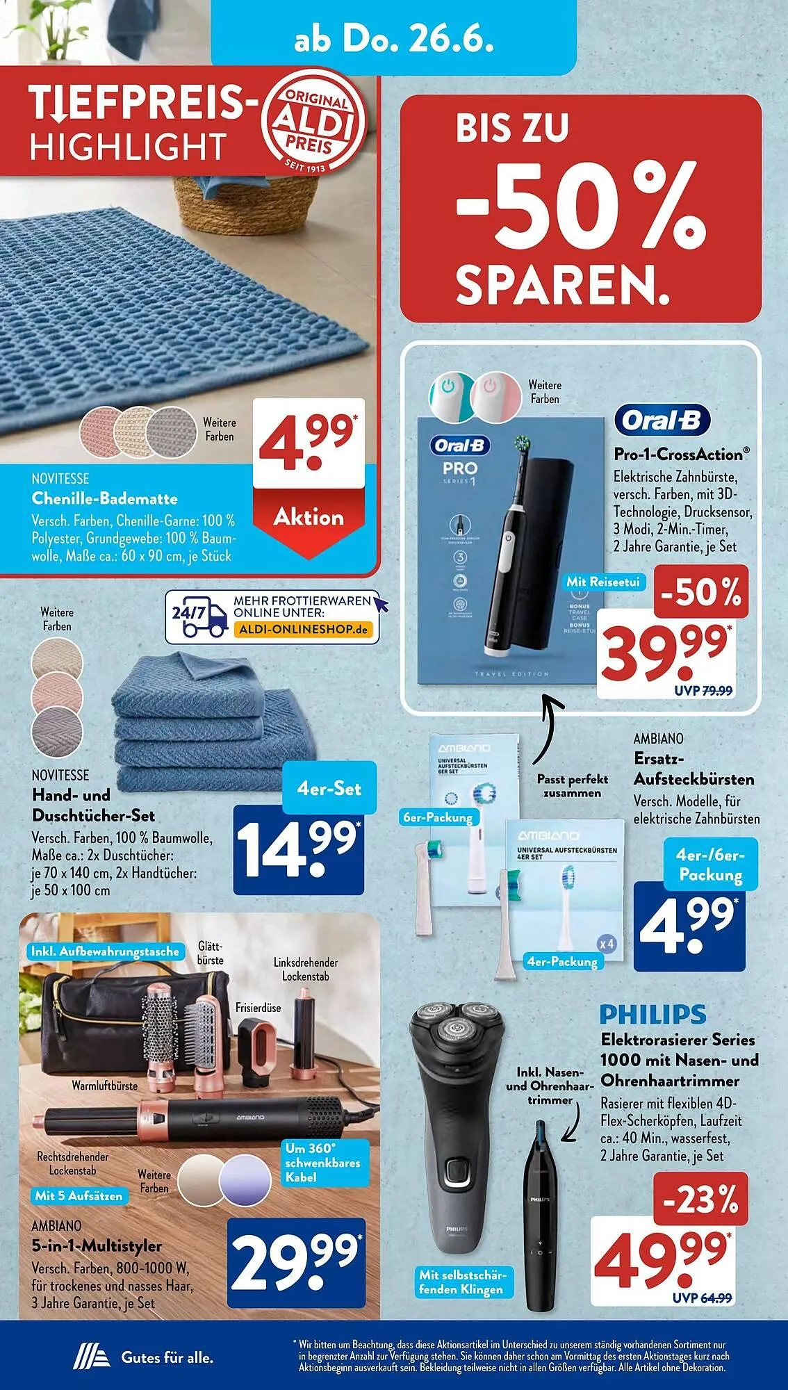 Aldi Süd Prospekt von 23. Juni bis 29. Juni 2025 - Prospekt seite 10