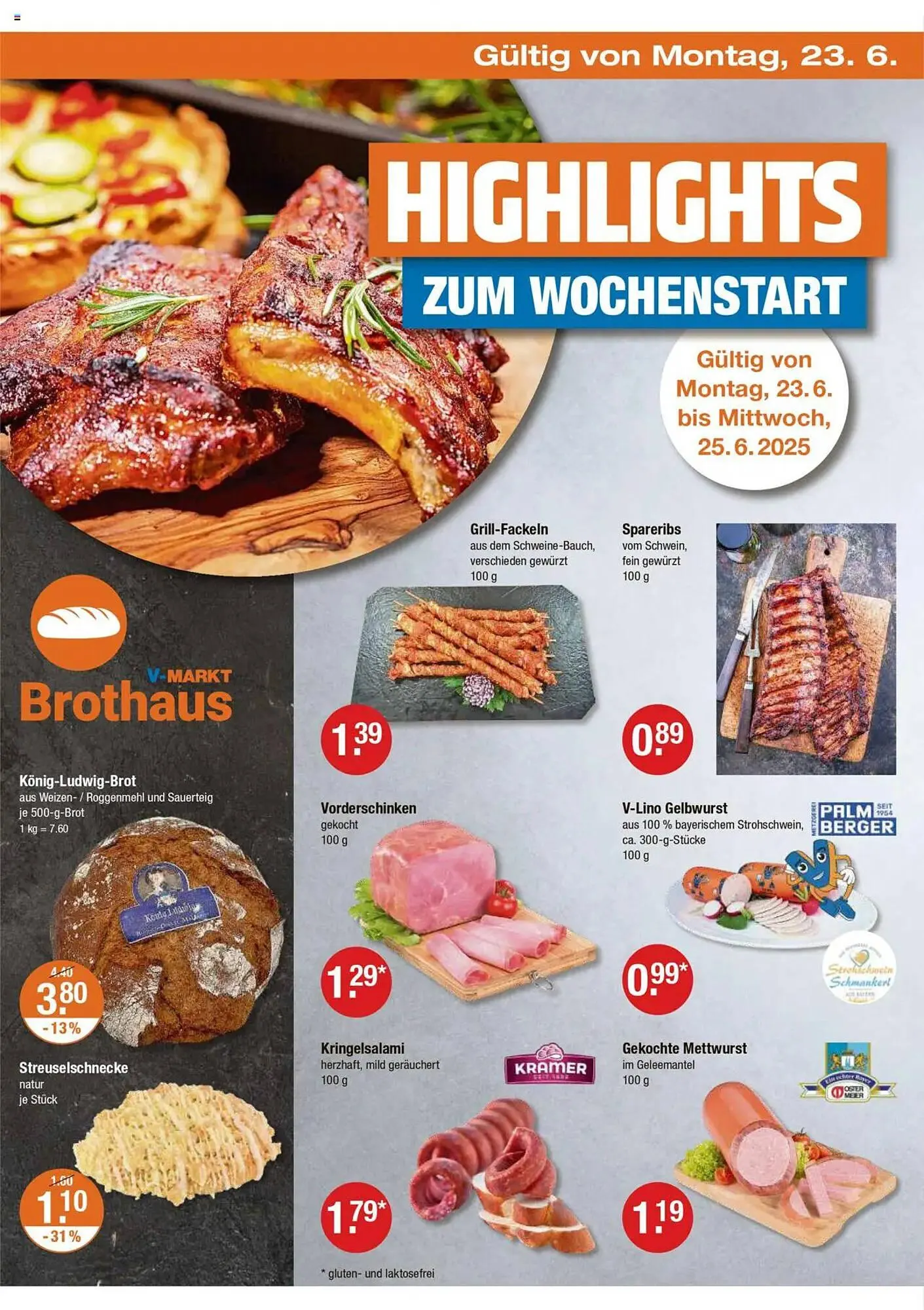 V Markt Prospekt von 20. Juni bis 25. Juni 2025 - Prospekt seite 18