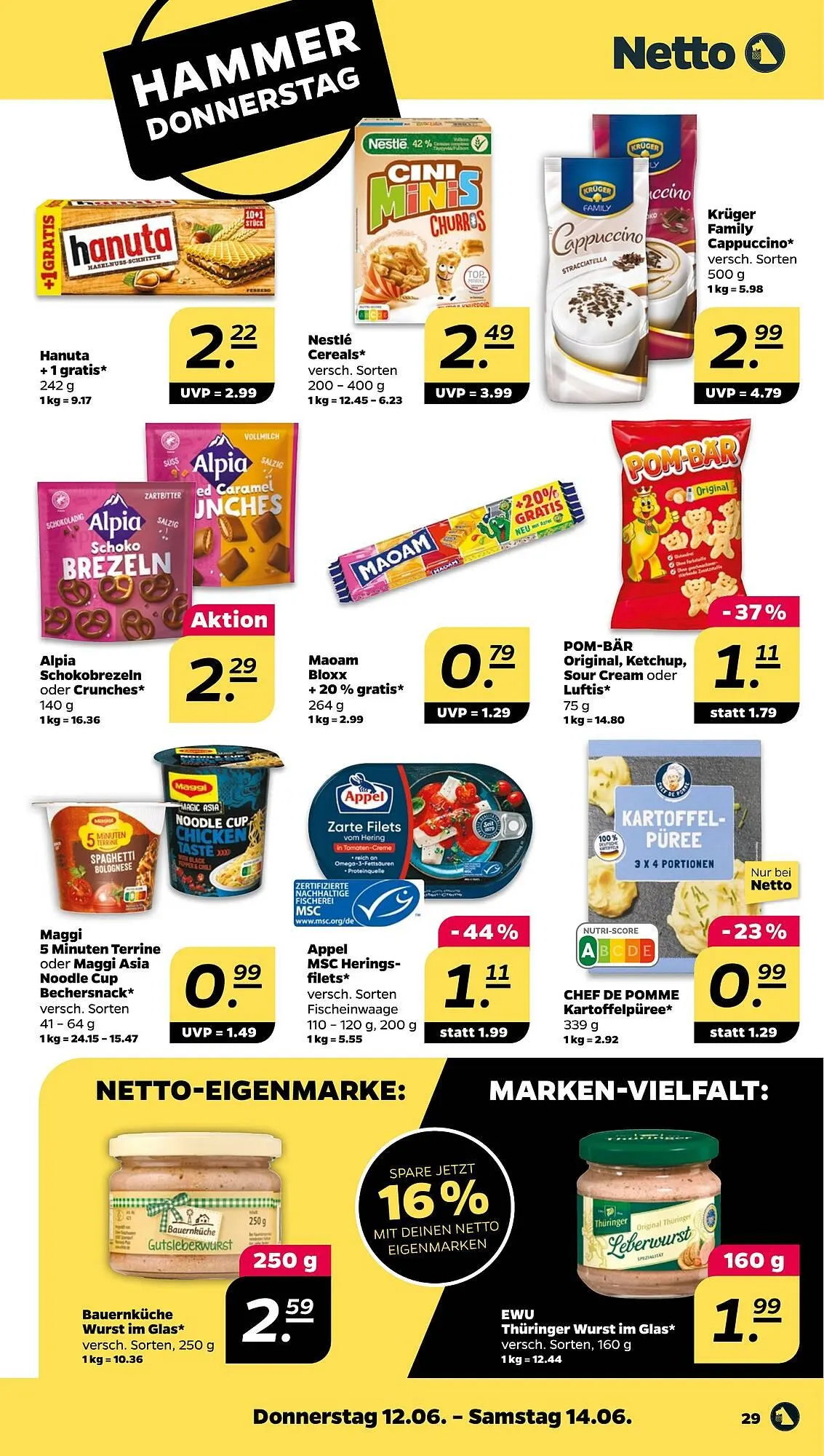 NETTO Prospekt von 10. Juni bis 14. Juni 2025 - Prospekt seite 29