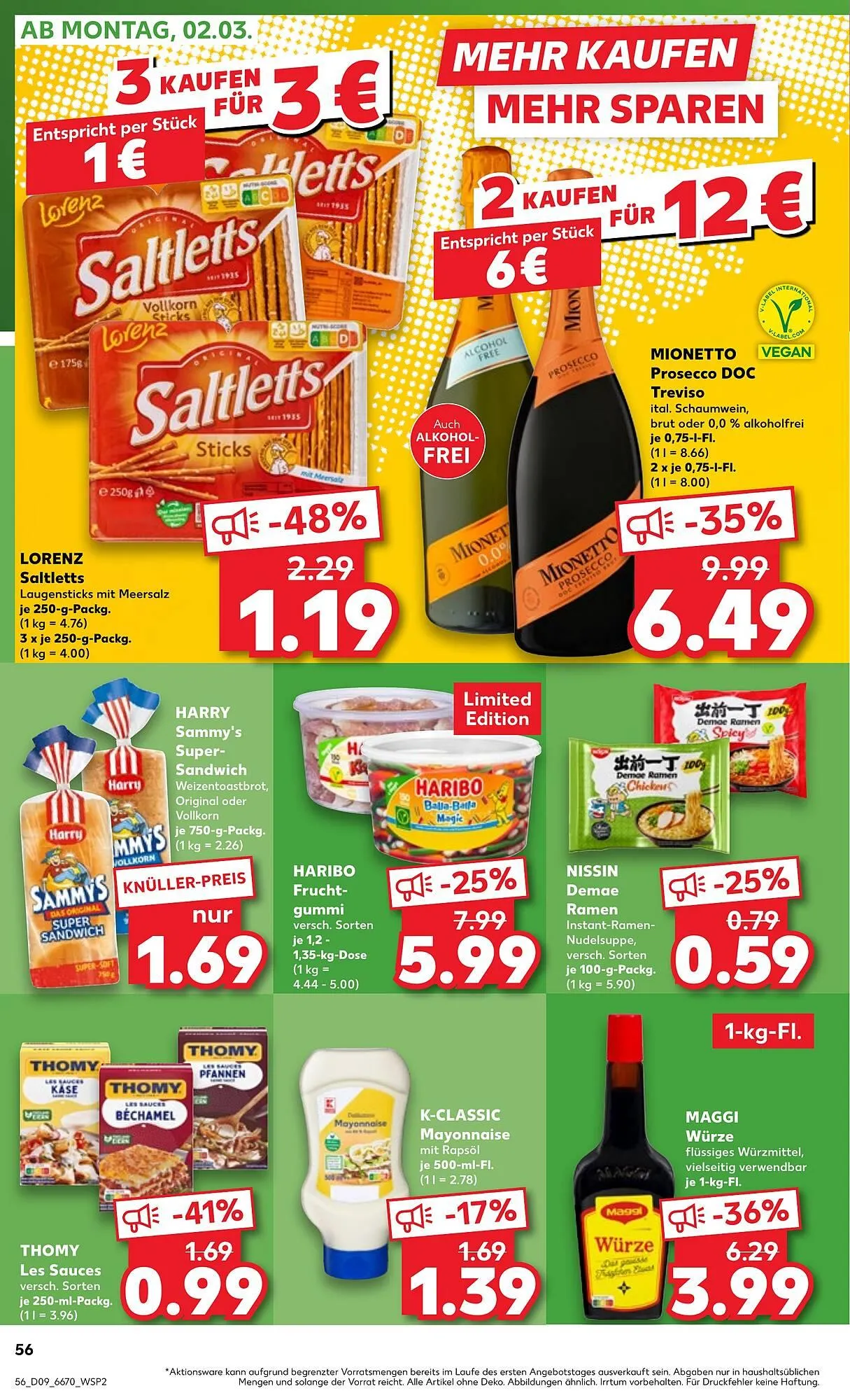 Kaufland Prospekt von 25. Februar bis 3. März 2026 - Prospekt seite 56
