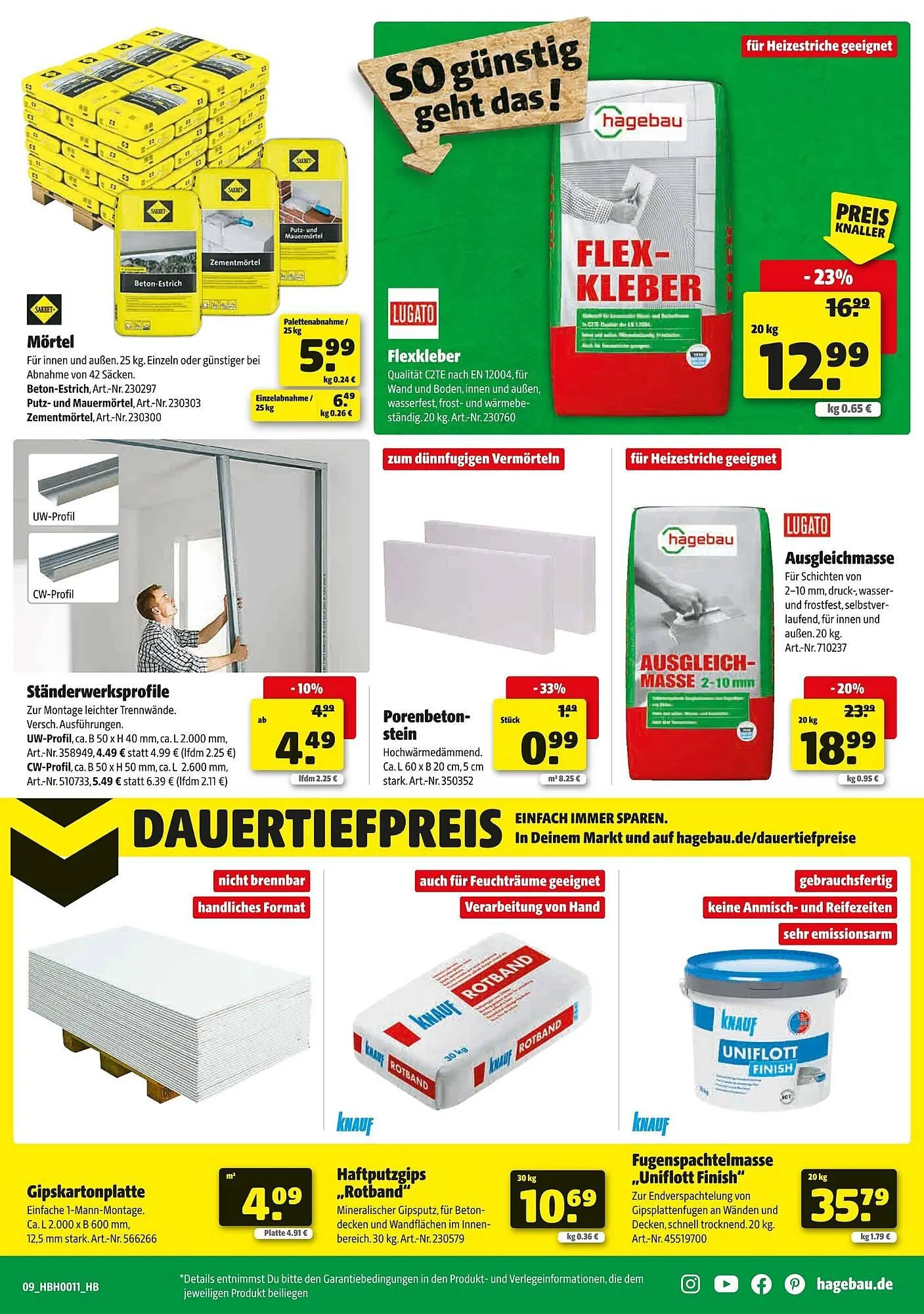 Hagebau Prospekt von 8. März bis 15. März 2025 - Prospekt seite 9