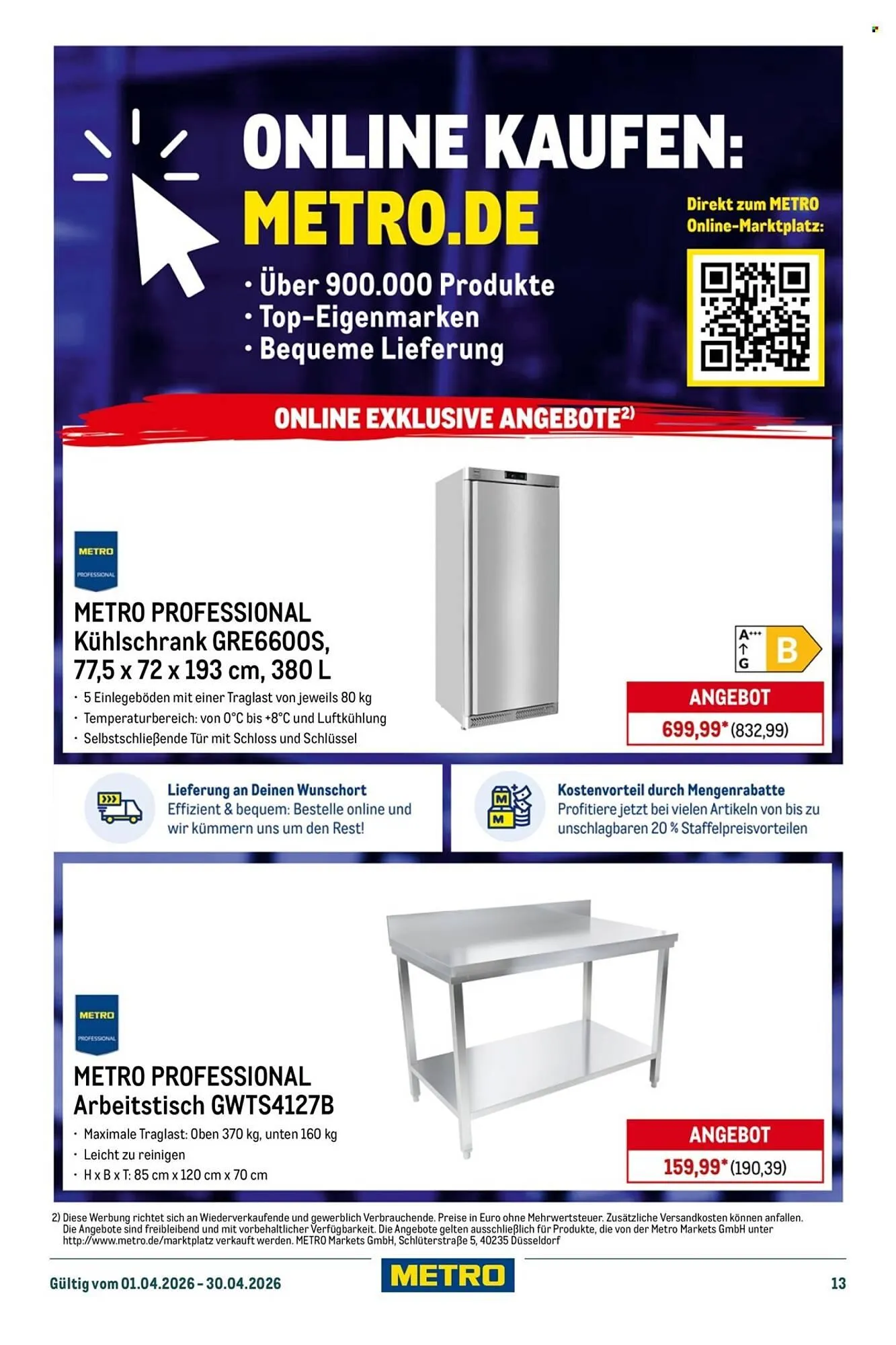 METRO Prospekt von 1. April bis 30. April 2026 - Prospekt seite 13