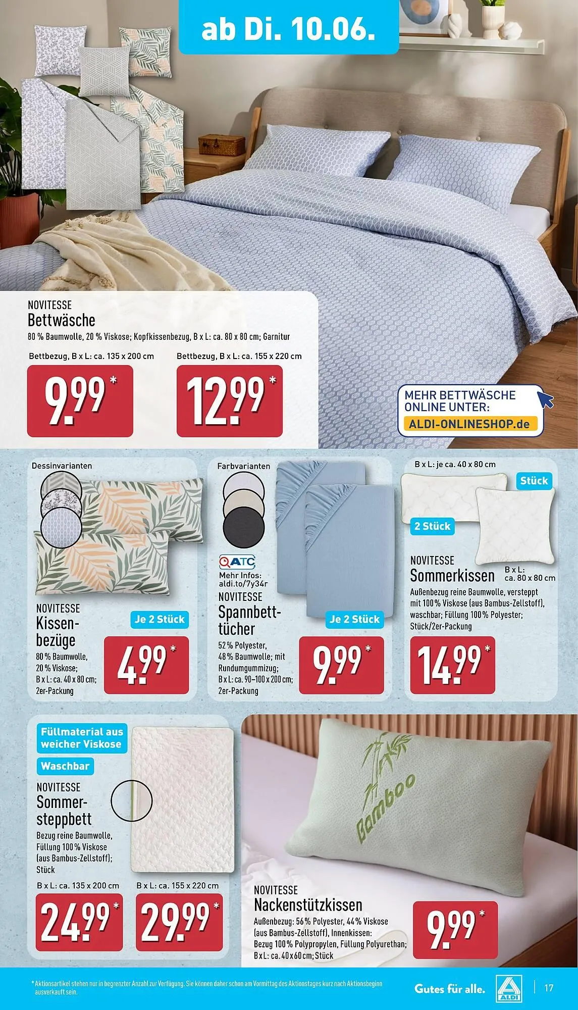 Aldi Nord Prospekt von 10. Juni bis 14. Juni 2025 - Prospekt seite 17