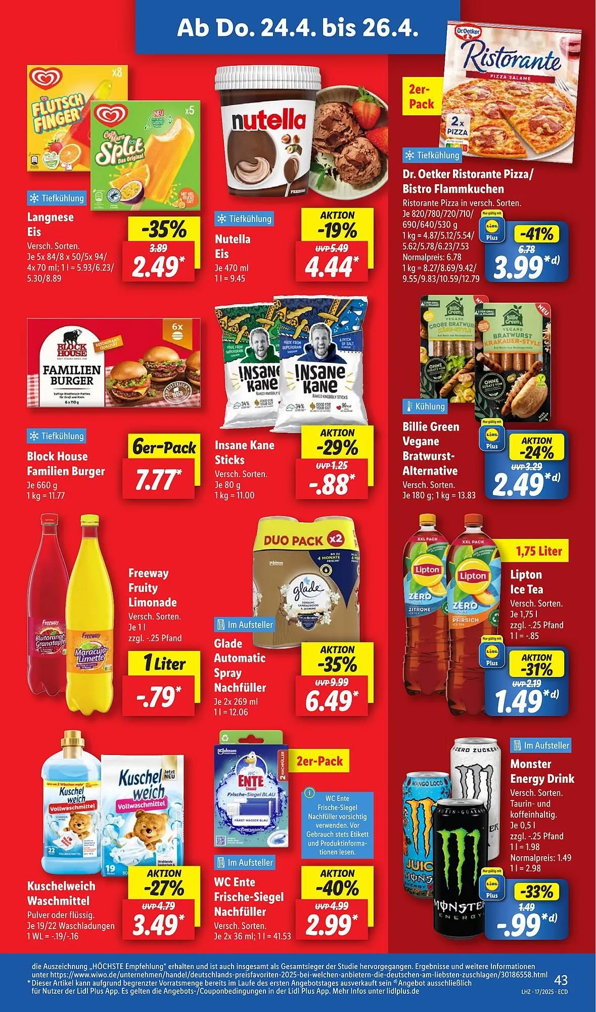 Lidl Prospekt von 22. April bis 26. April 2025 - Prospekt seite 57