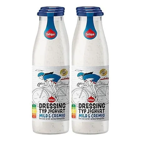 Delique Joghurt Salatdressing 500 ml, 6er Pack
