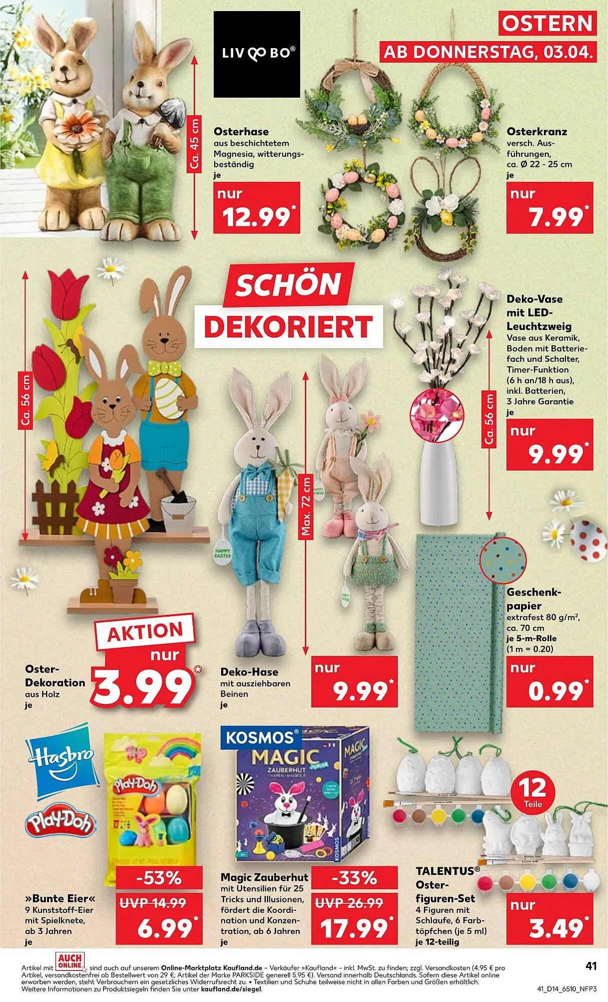Kaufland Prospekt von 3. April bis 9. April 2025 - Prospekt seite 41