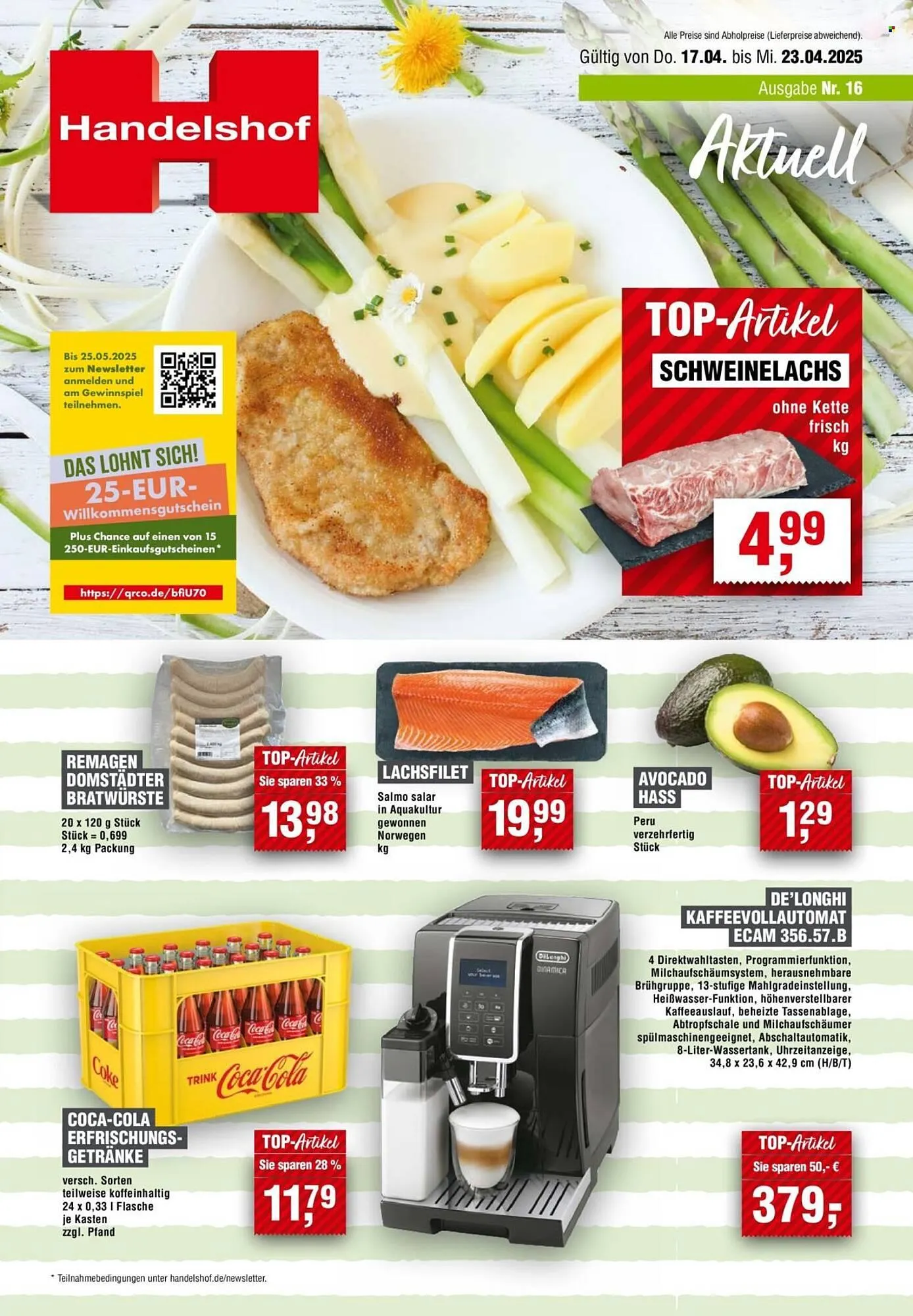 Handelshof Prospekt von 17. April bis 23. April 2025 - Prospekt seite 1