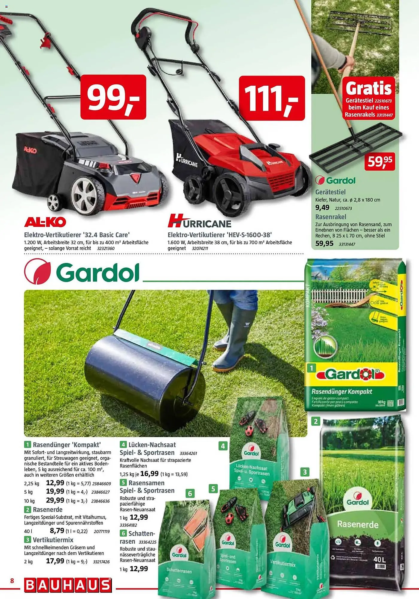 Bauhaus Prospekt von 28. Februar bis 28. März 2026 - Prospekt seite 8