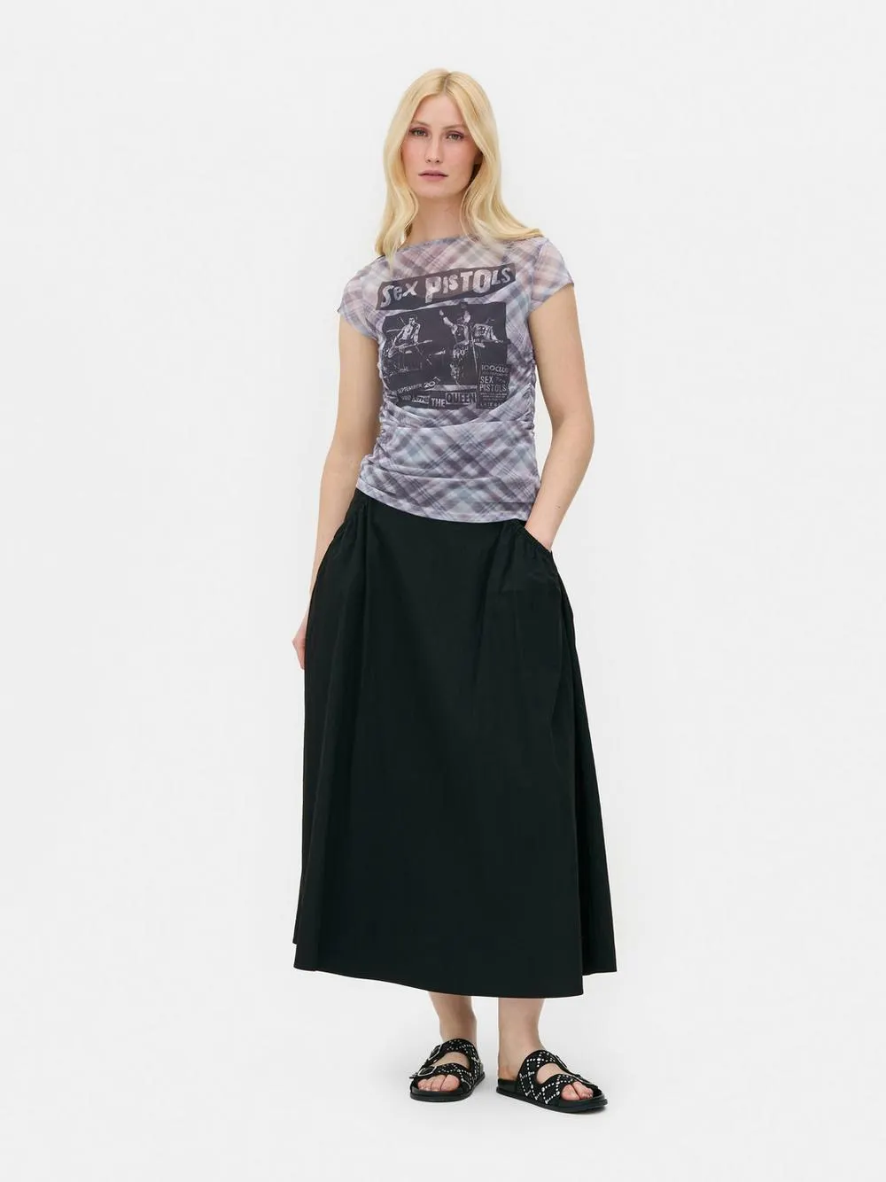 „Sex Pistols“ T-Shirt aus Netzstoff