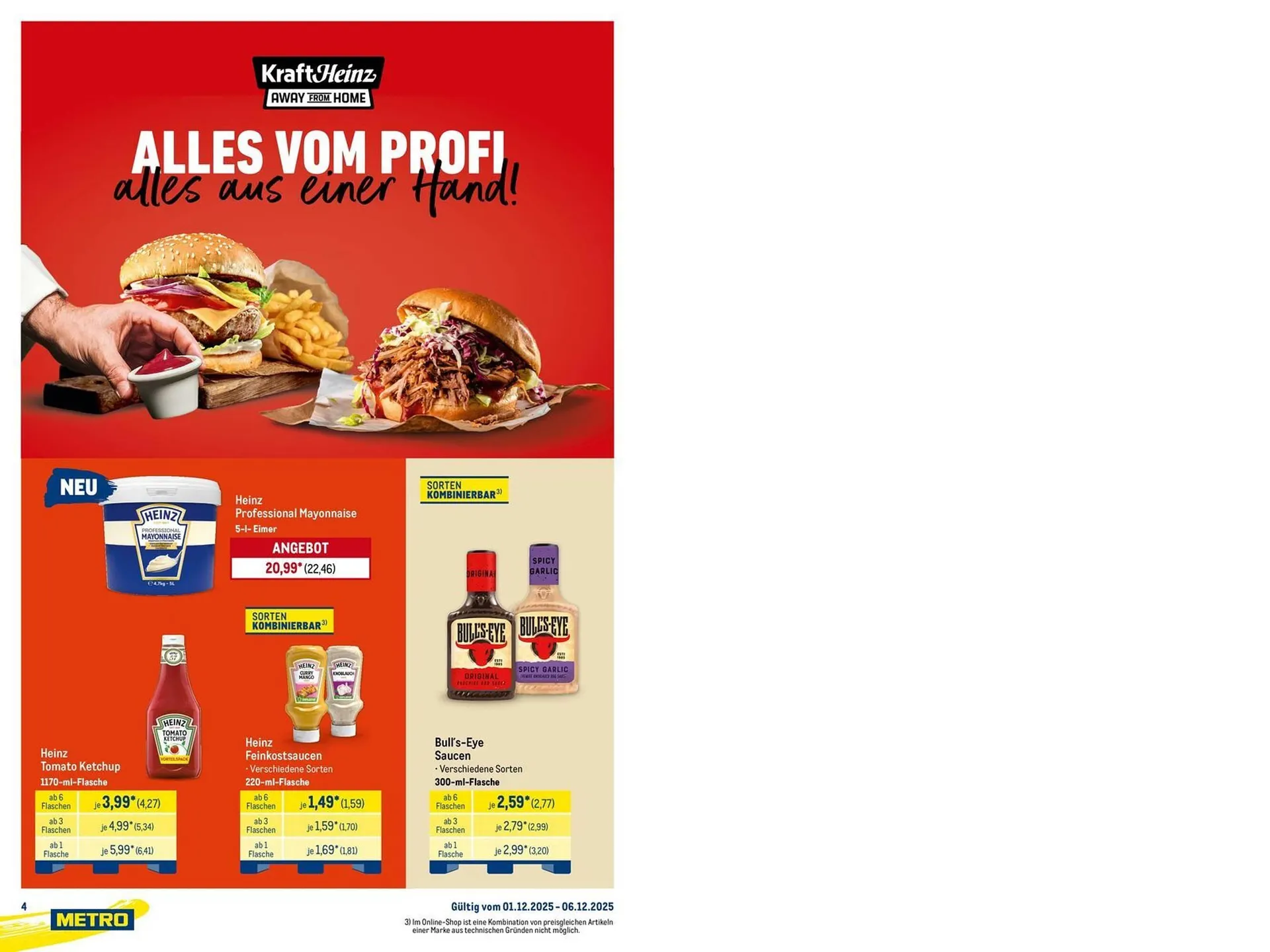 METRO Prospekt von 1. Dezember bis 6. Dezember 2025 - Prospekt seite 4