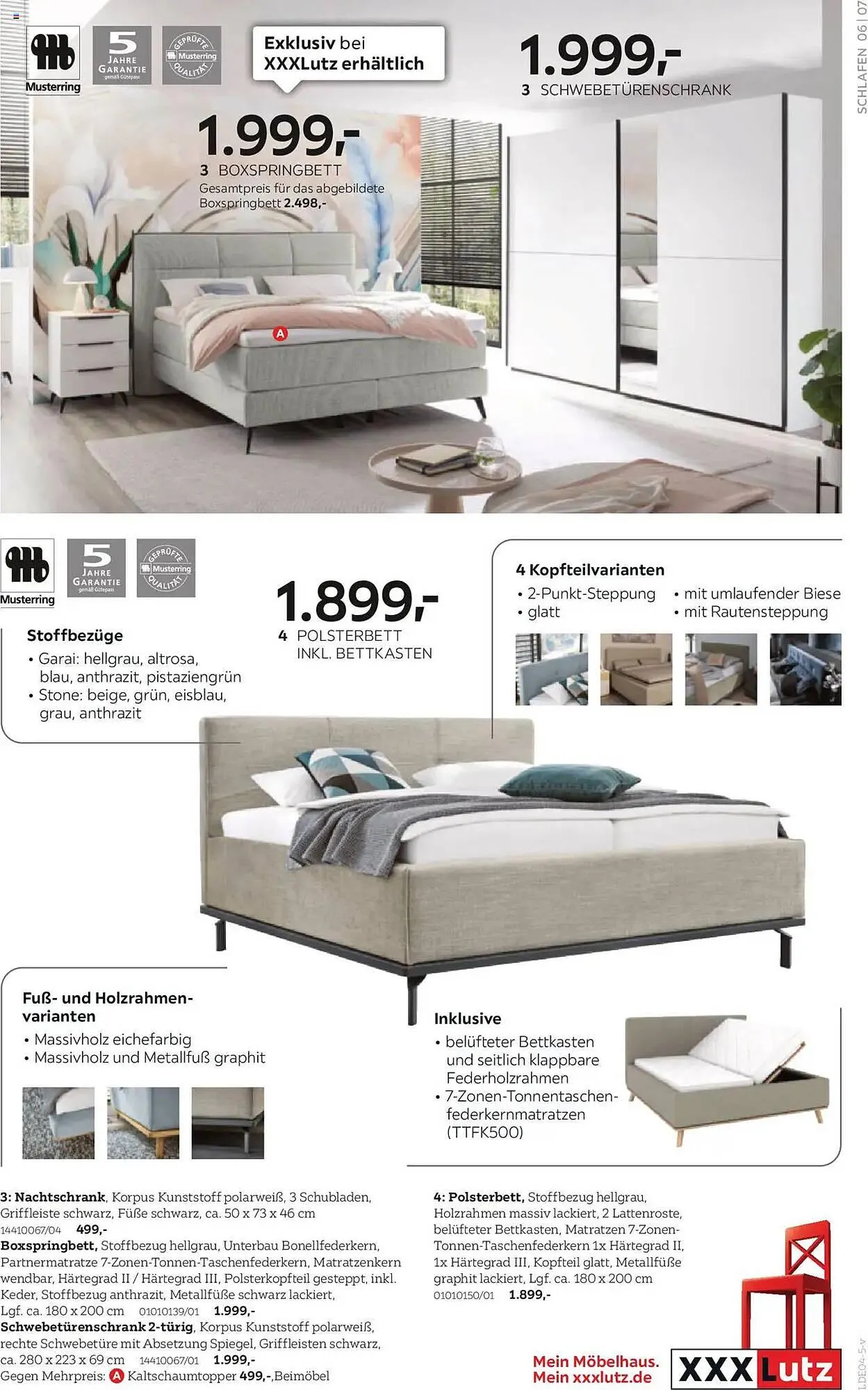 XXXLutz Prospekt von 13. April bis 27. April 2025 - Prospekt seite 7