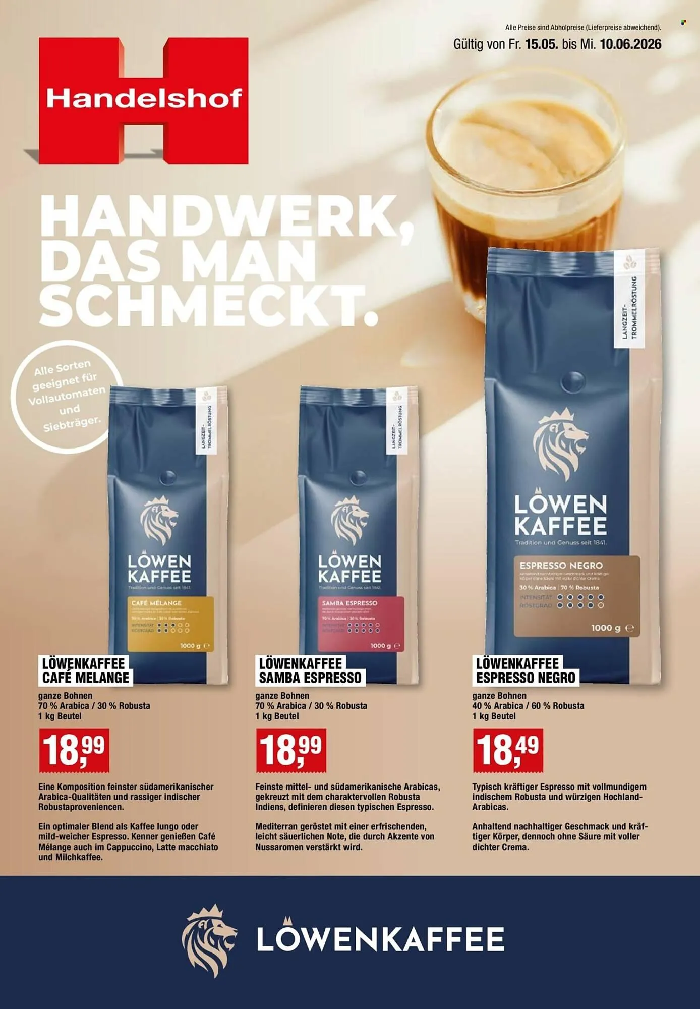 Handelshof Prospekt von 15. Mai bis 10. Juni 2026 - Prospekt seite 1