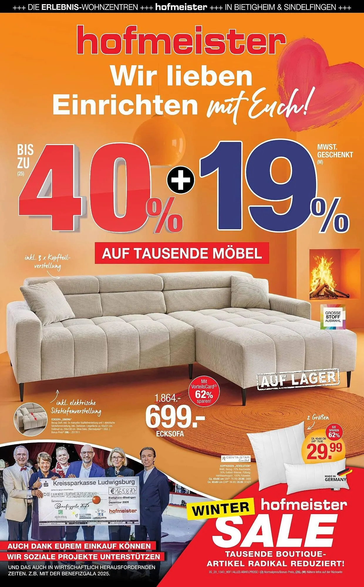 Hofmeister Prospekt von 14. Januar bis 10. Februar 2026 - Prospekt seite 1