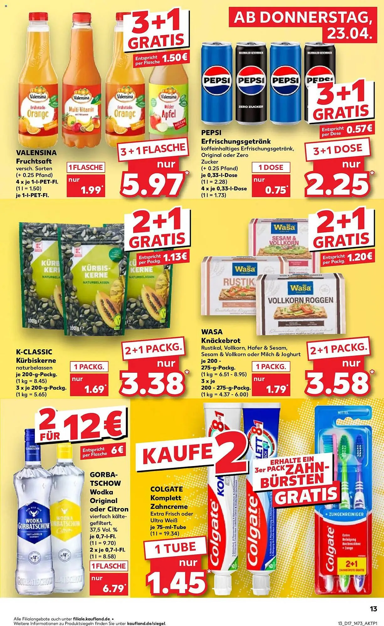 Kaufland Prospekt von 23. April bis 29. April 2026 - Prospekt seite 13