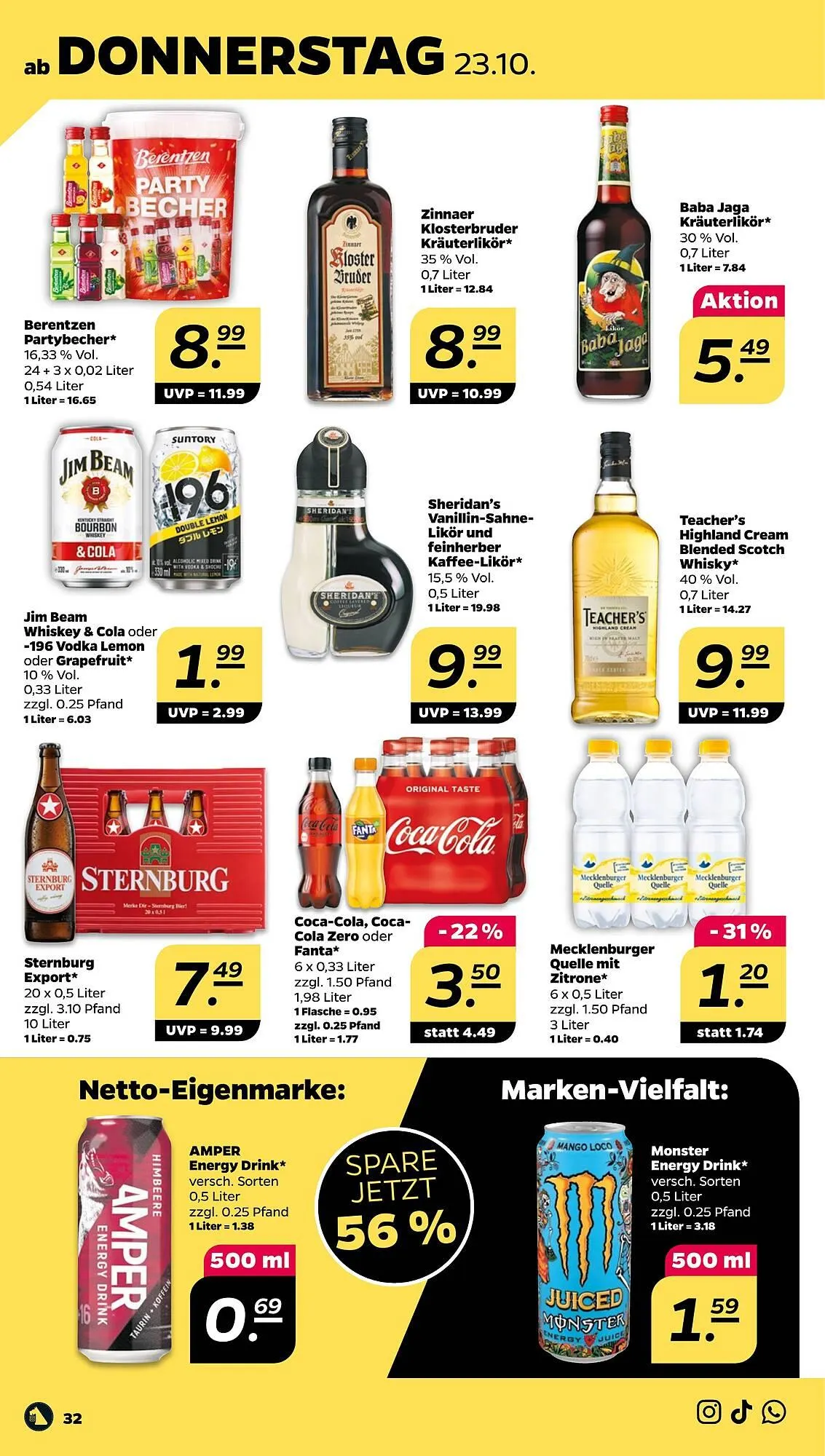 NETTO Prospekt von 20. Oktober bis 25. Oktober 2025 - Prospekt seite 34