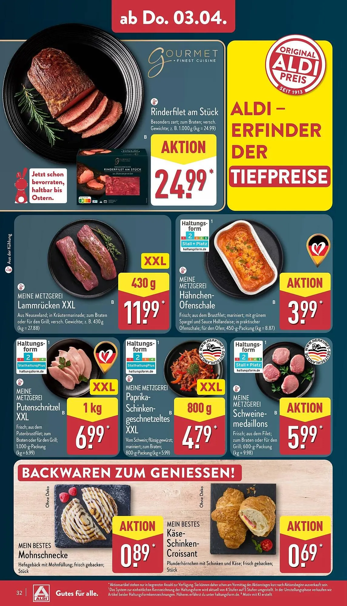 Aldi Nord Prospekt von 31. März bis 5. April 2025 - Prospekt seite 36