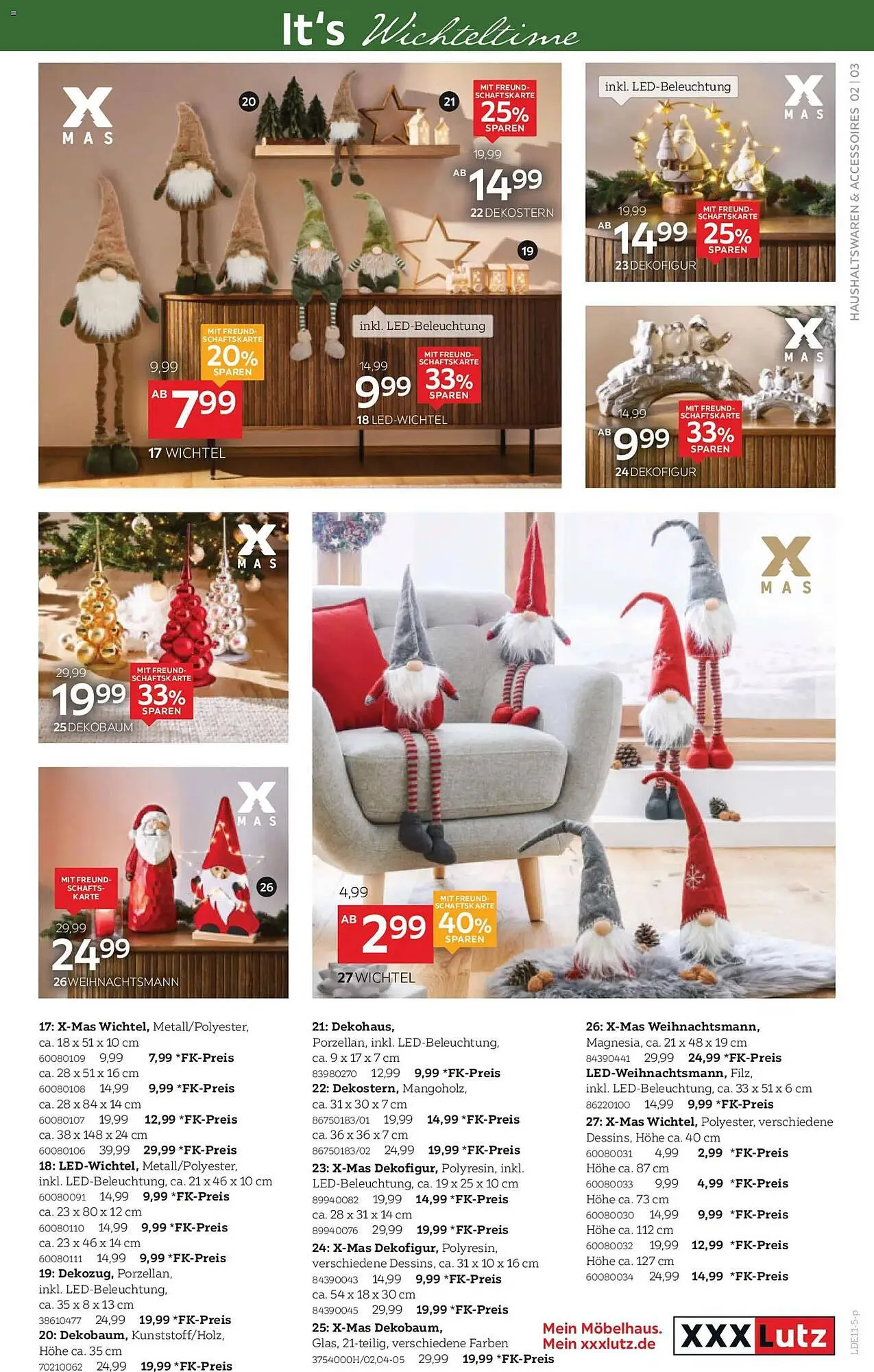 XXXLutz Prospekt von 26. Oktober bis 9. November 2025 - Prospekt seite 3