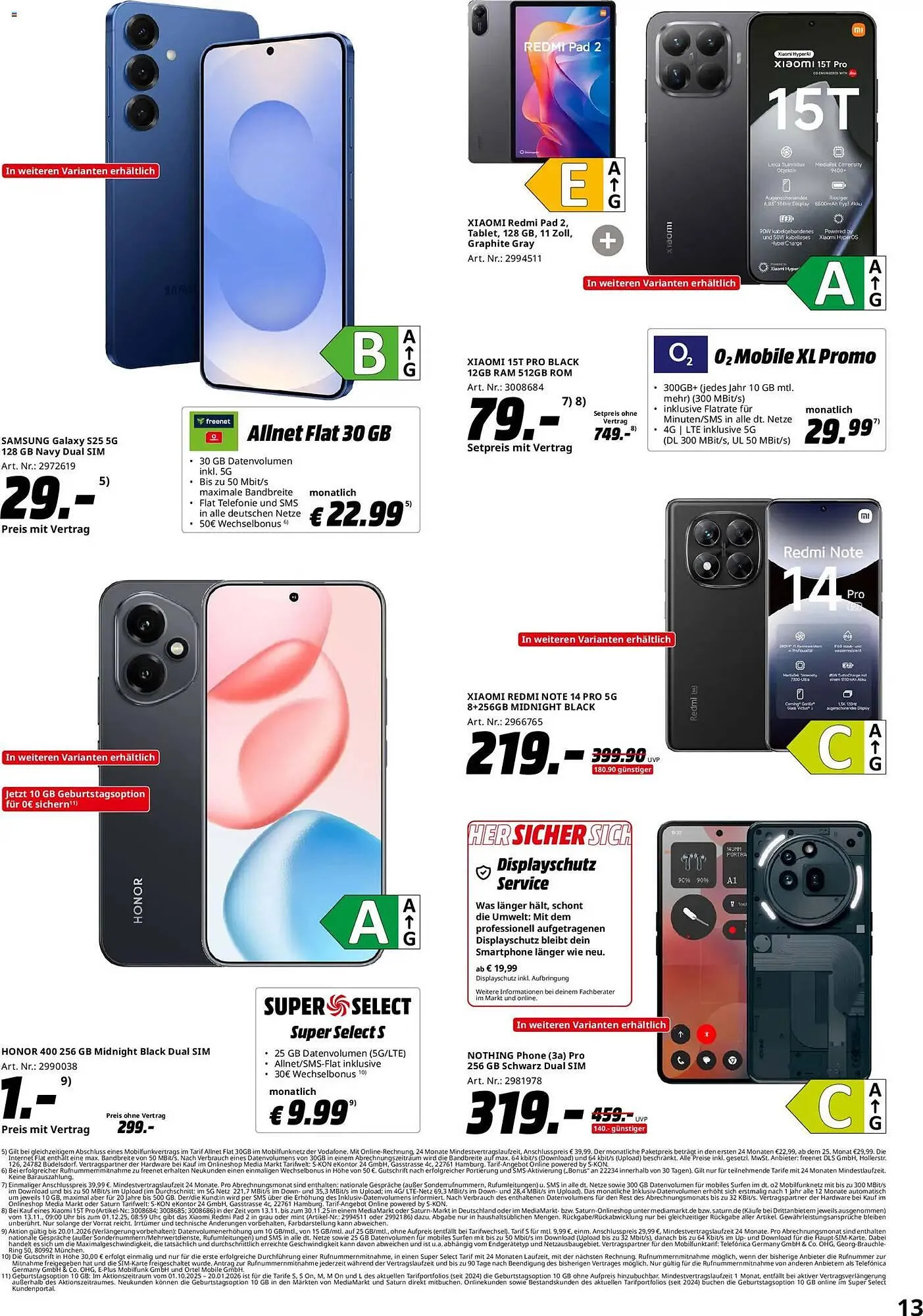 Saturn Prospekt von 13. November bis 27. November 2025 - Prospekt seite 13