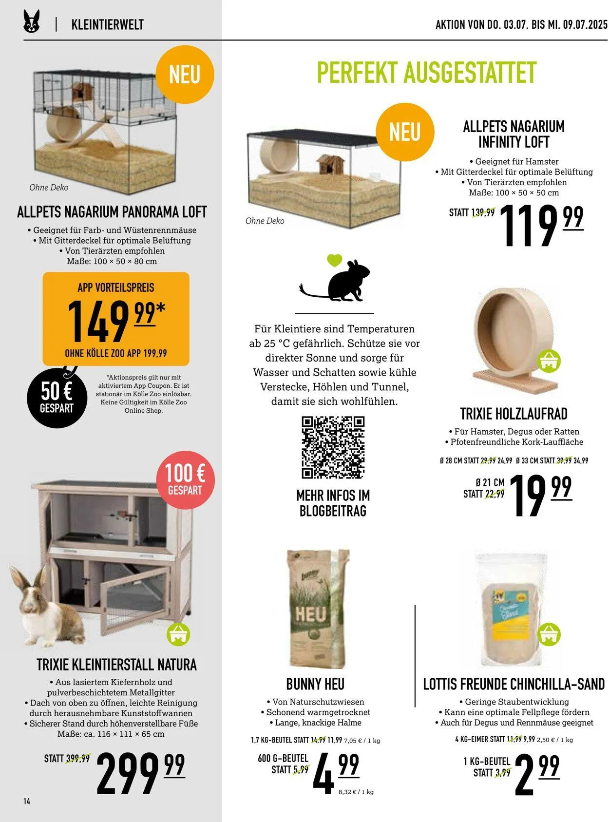 Kölle Zoo Aktueller Prospekt von 2. Juli bis 16. Juli 2025 - Prospekt seite 14