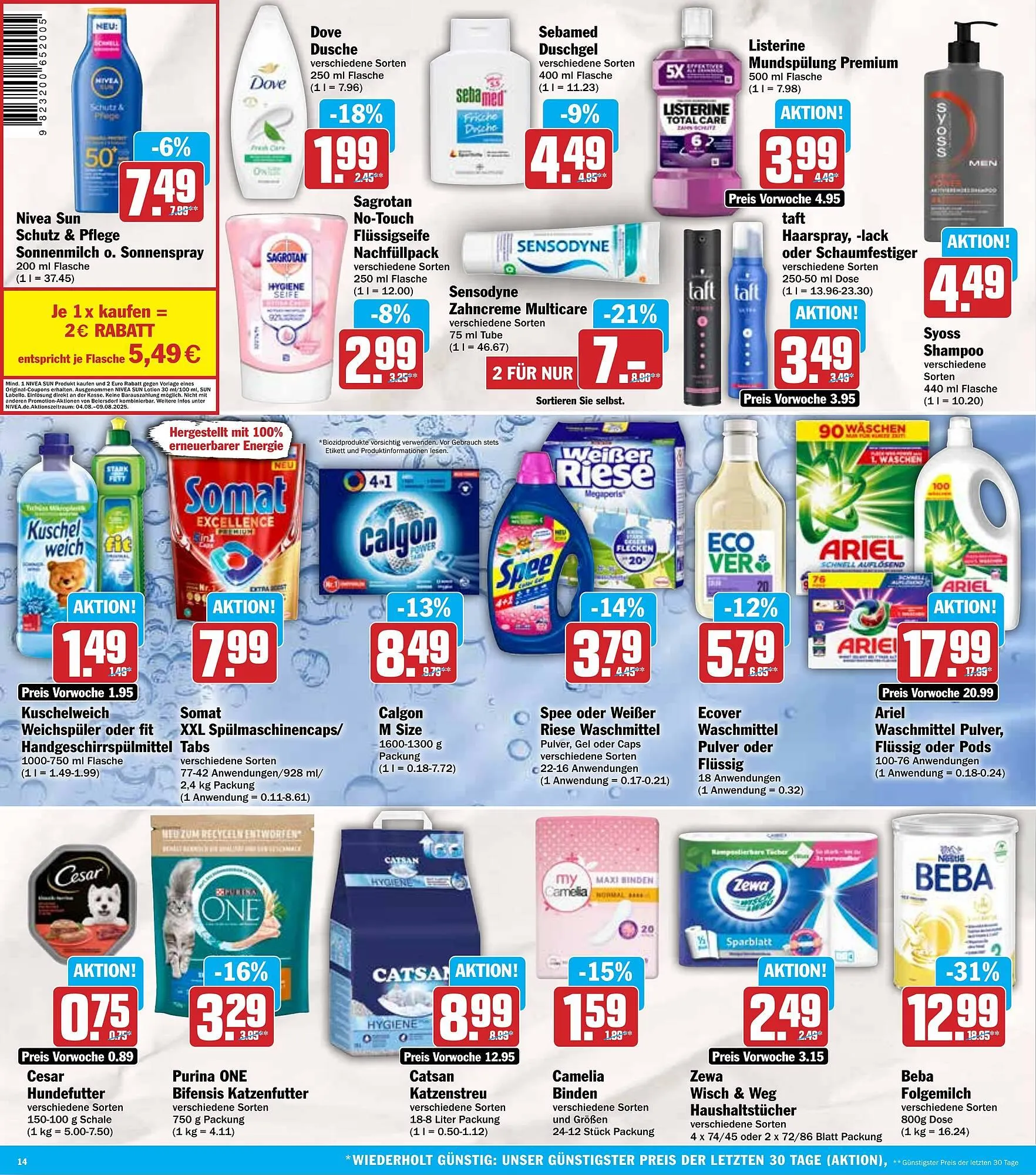 Hit Prospekt von 4. August bis 9. August 2025 - Prospekt seite 14