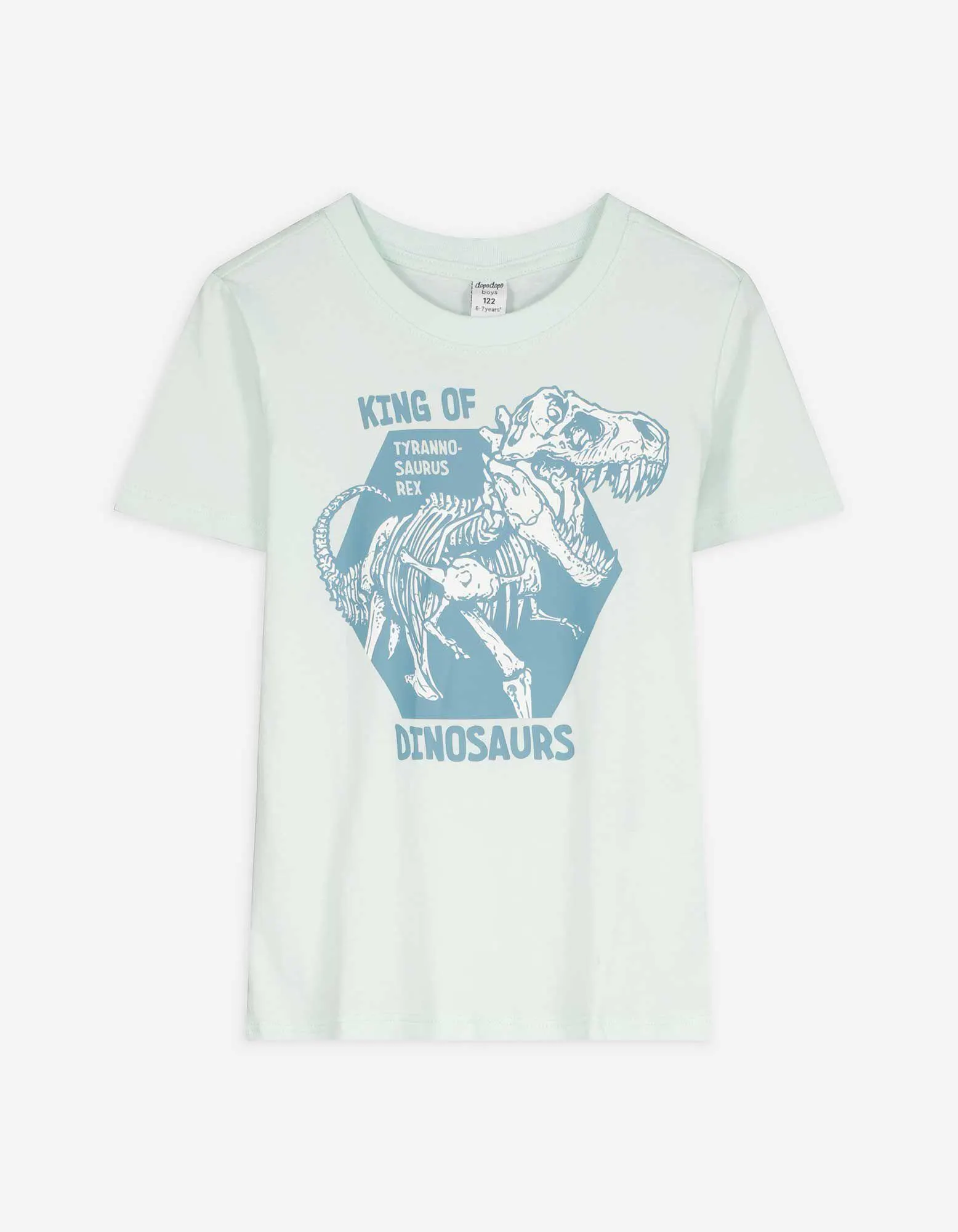 T-Shirt - Frontprint - türkis