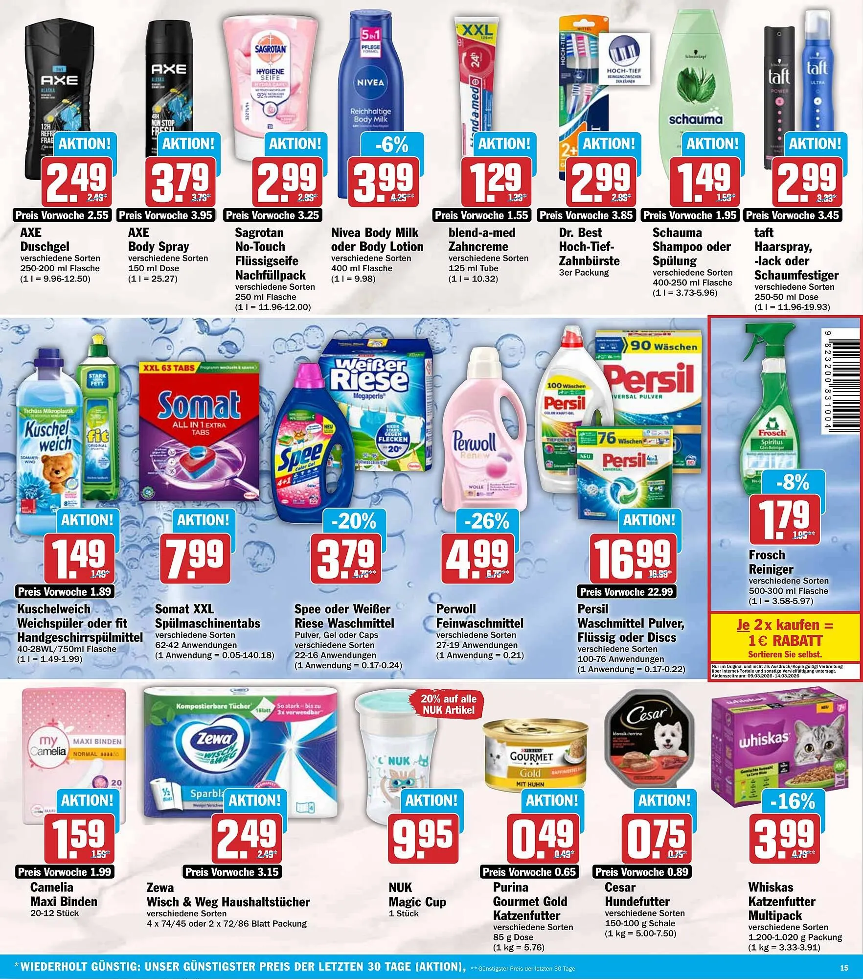 HIT Prospekt von 9. März bis 14. März 2026 - Prospekt seite 15