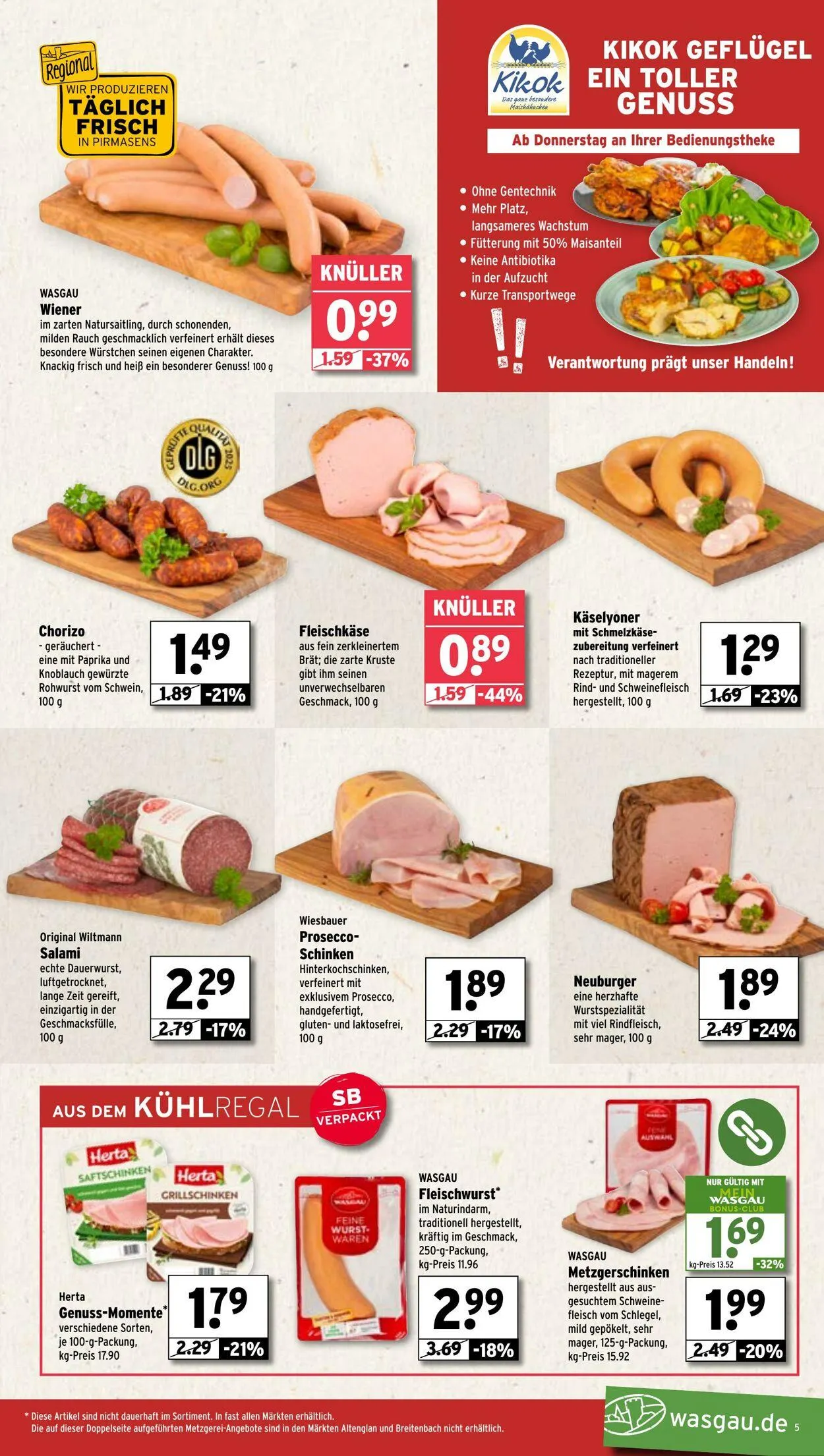 Wasgau von 19. Mai bis 24. Mai 2025 - Prospekt seite 5