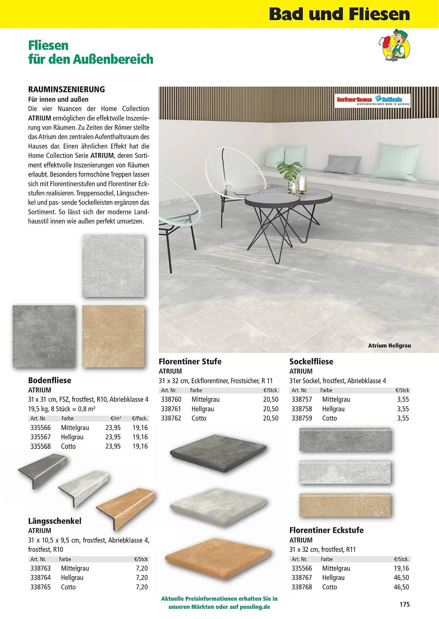 Holz Possling Prospekt von 1. April bis 31. Juli 2026 - Prospekt seite 175