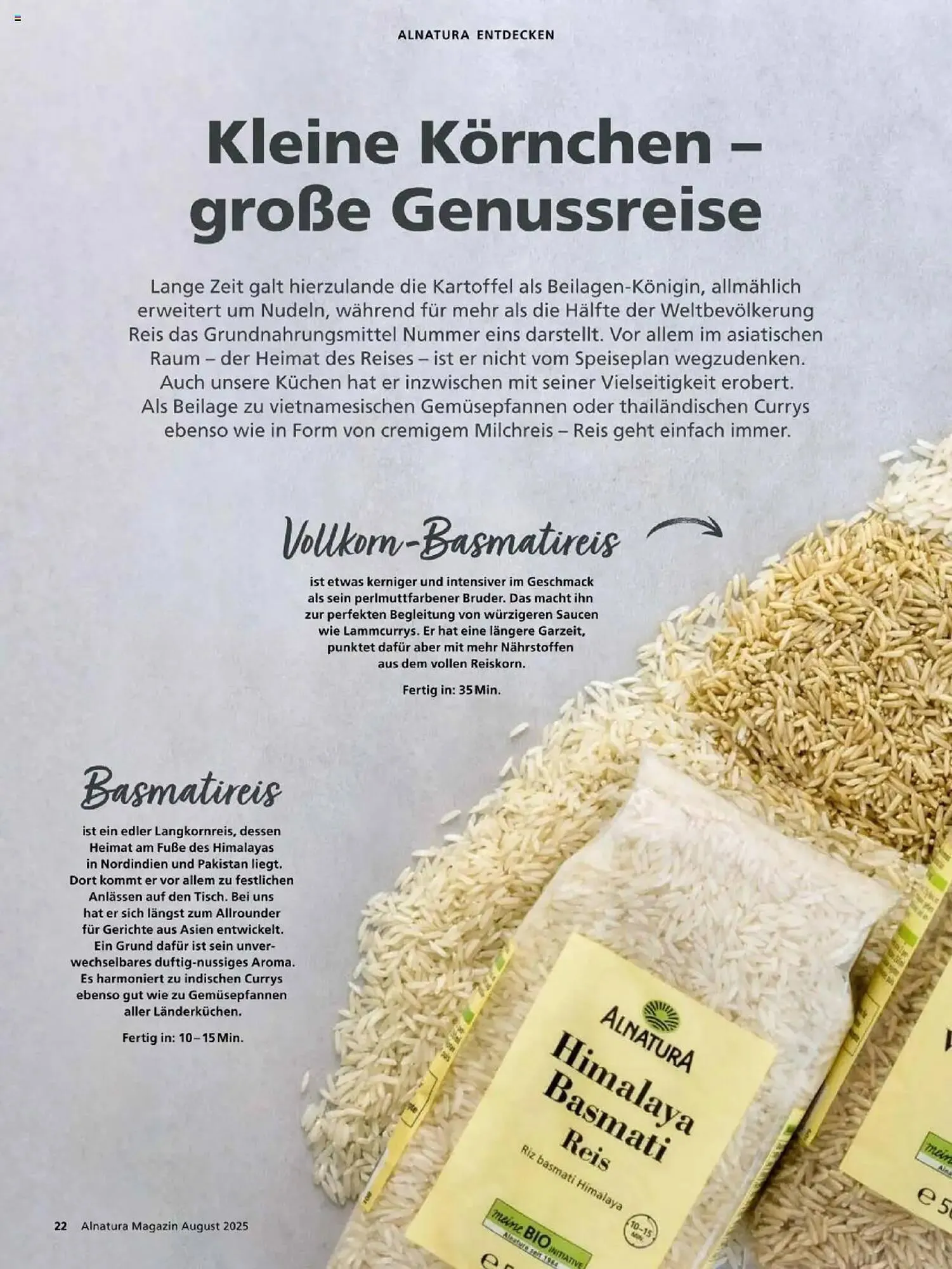 Alnatura Prospekt von 1. August bis 31. August 2025 - Prospekt seite 22