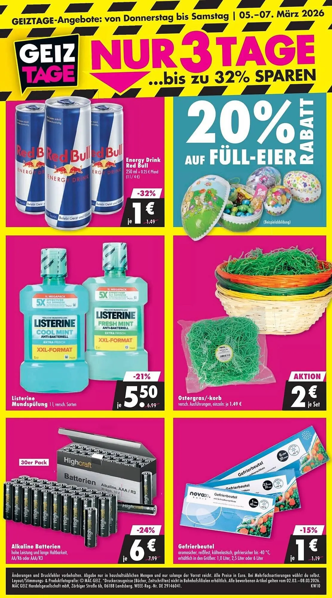 Mäc Geiz Prospekt von 2. März bis 8. März 2026 - Prospekt seite 11