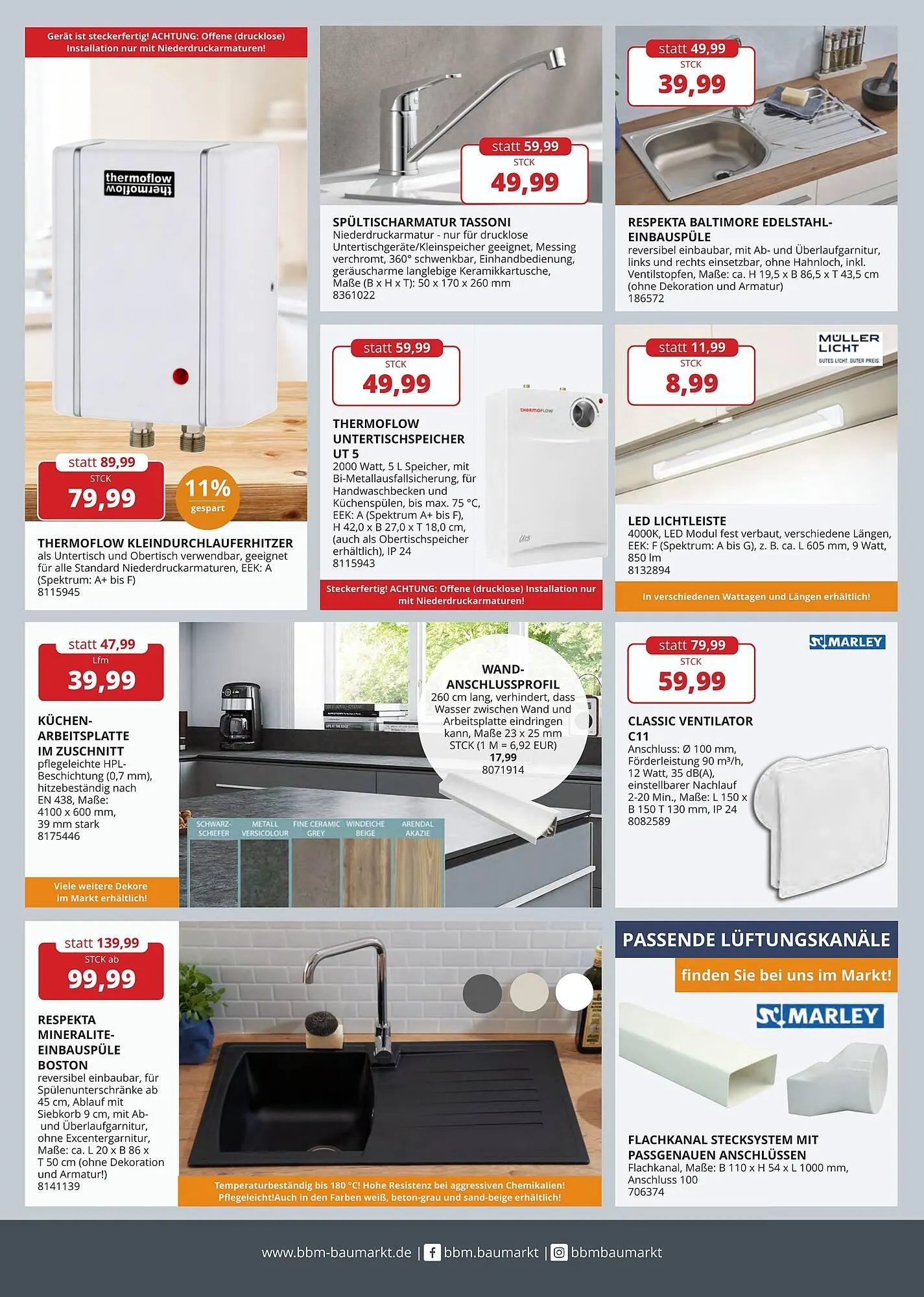 BBM Baumarkt Prospekt von 12. Januar bis 17. Januar 2026 - Prospekt seite 15