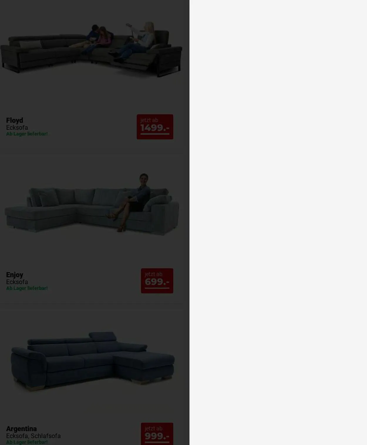 Seats and Sofas von 15. Dezember bis 24. Dezember 2025 - Prospekt seite 6