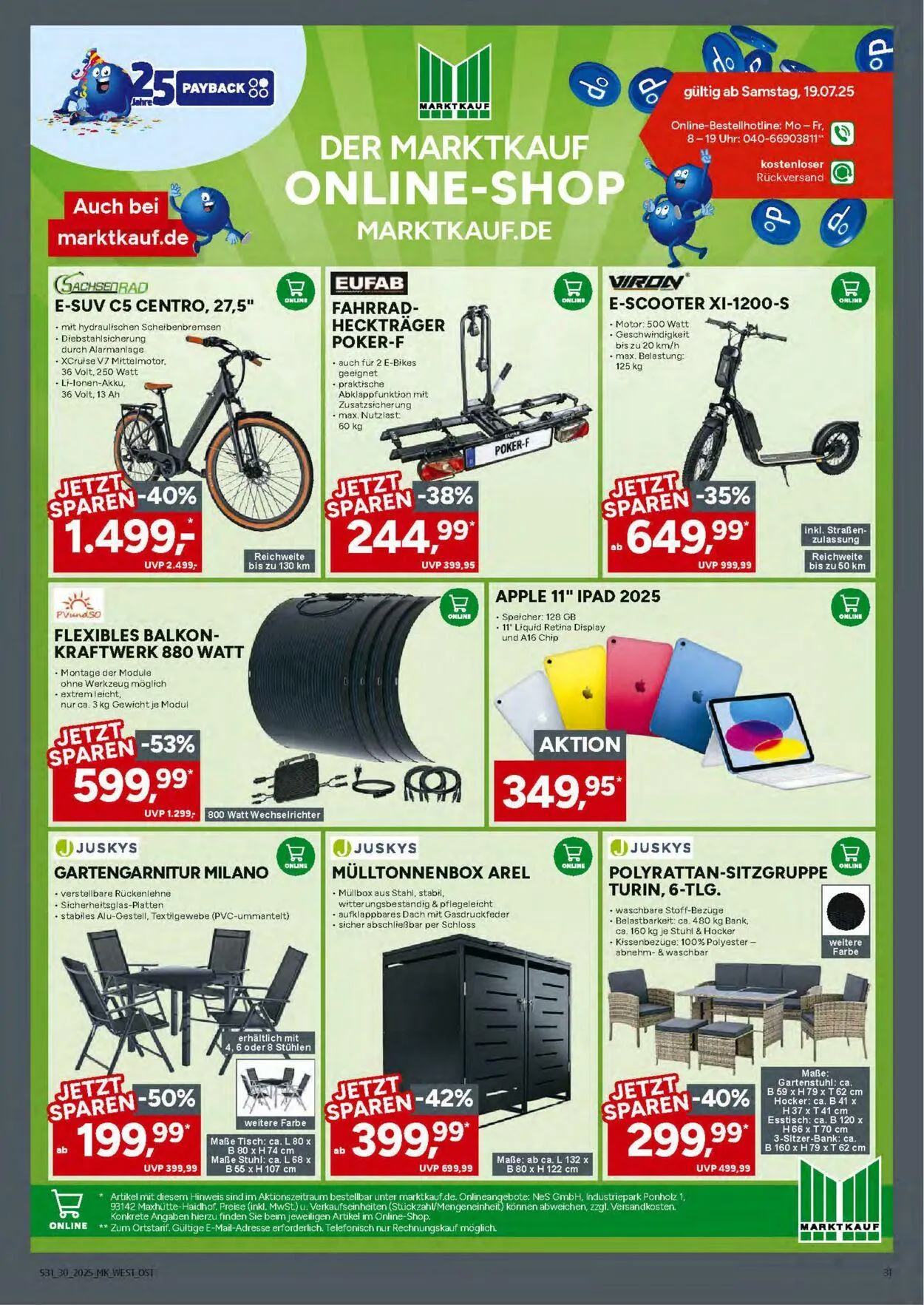 Marktkauf - Nürnberg-Thon Aktueller Prospekt von 21. Juli bis 26. Juli 2025 - Prospekt seite 31