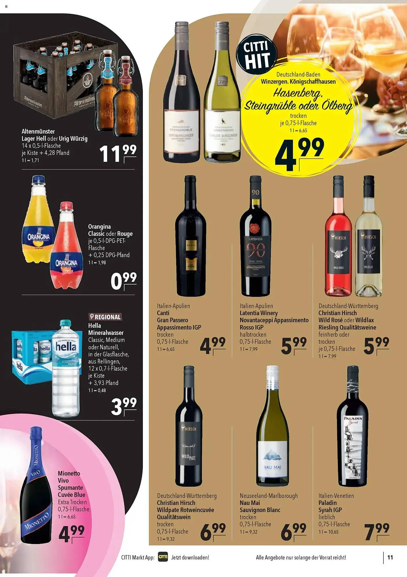 CITTI Markt Prospekt von 11. März bis 17. März 2026 - Prospekt seite 11