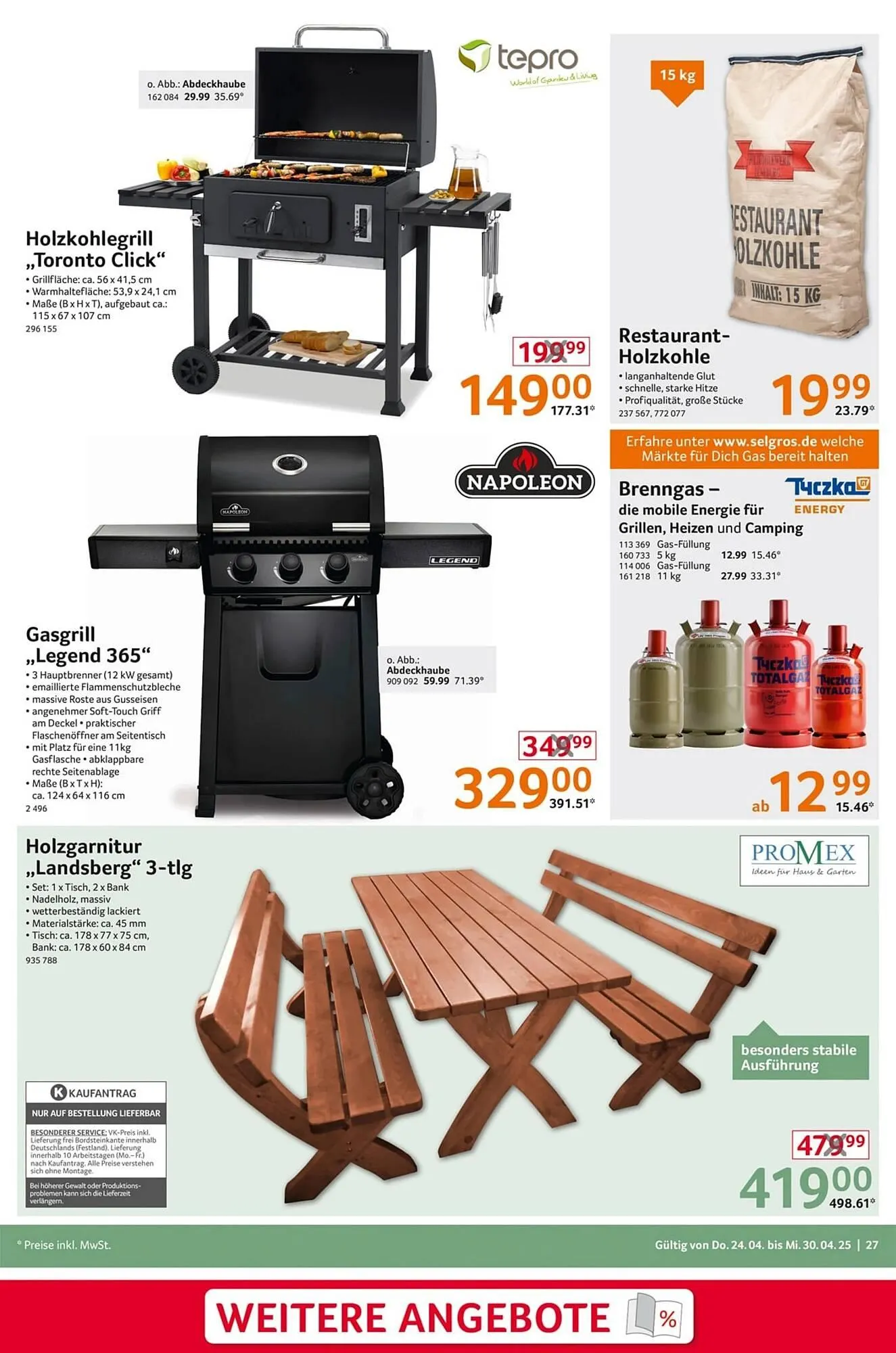 Selgros Prospekt von 24. April bis 30. April 2025 - Prospekt seite 27