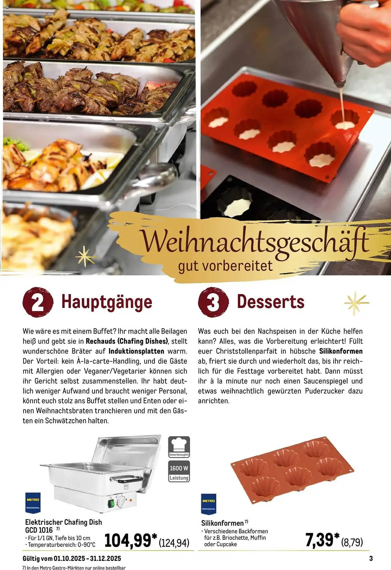METRO Prospekt von 1. Oktober bis 31. Dezember 2025 - Prospekt seite 3