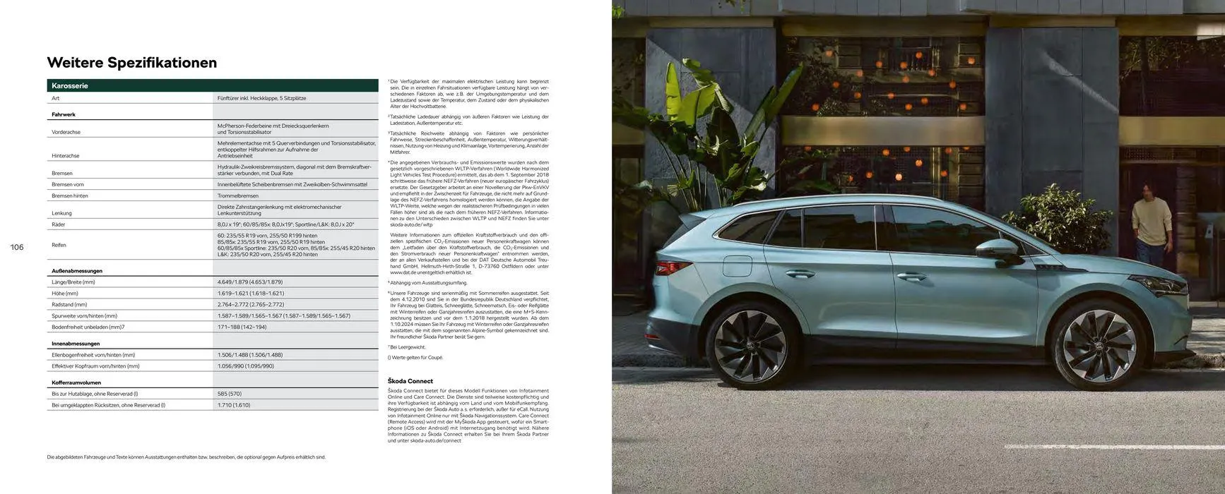 Škoda Enyaq und Enyaq Coupé Broschüre von 22. Januar bis 22. Januar 2025 - Prospekt seite 54