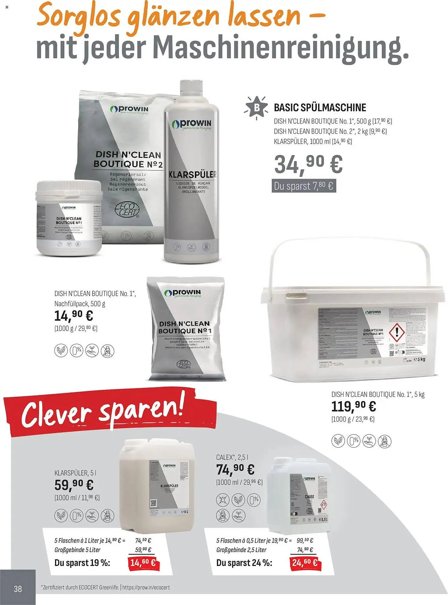 Prowin Katalog von 1. Januar bis 30. Juni 2026 - Prospekt seite 38