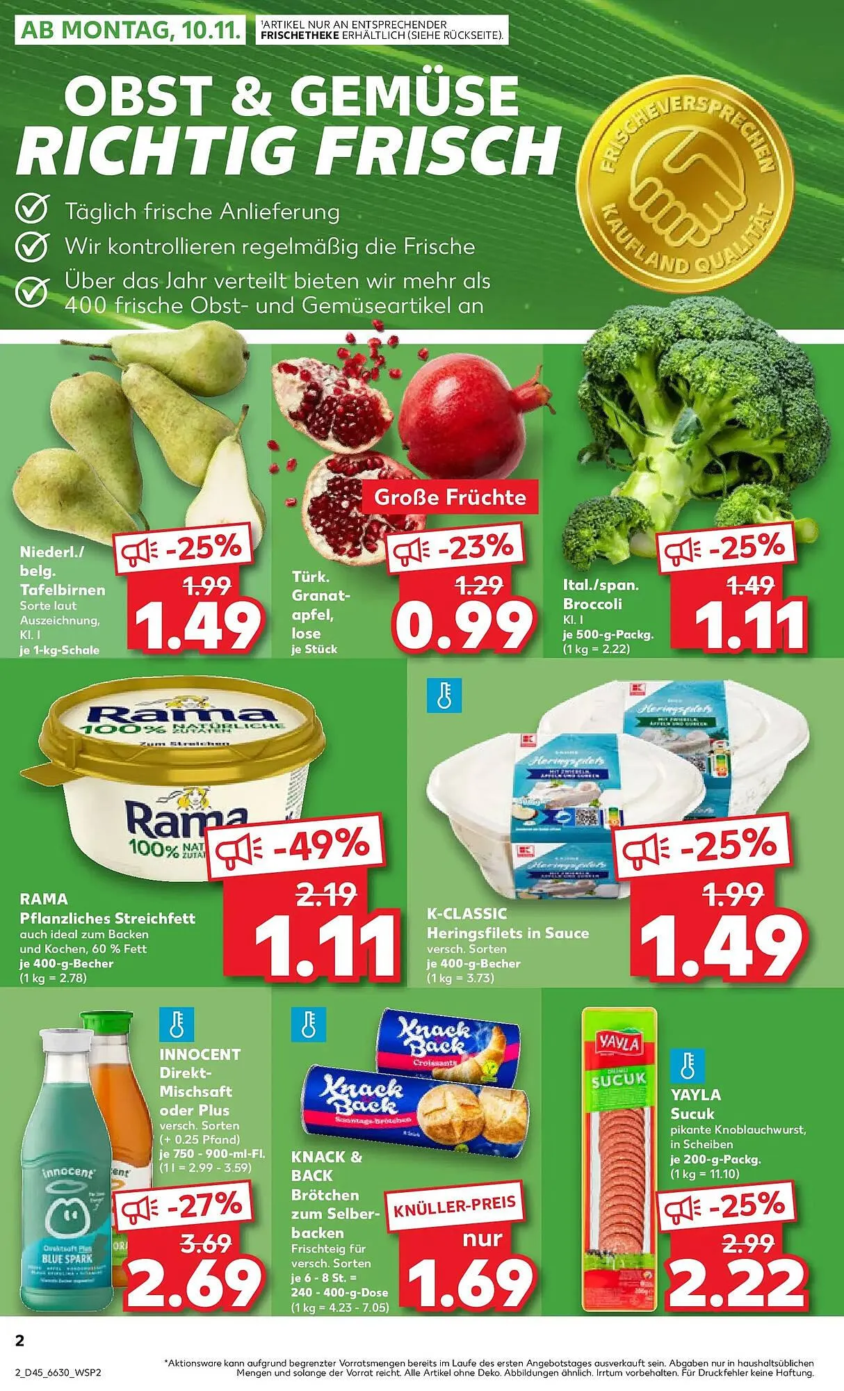 Kaufland Prospekt von 9. November bis 12. November 2025 - Prospekt seite 2