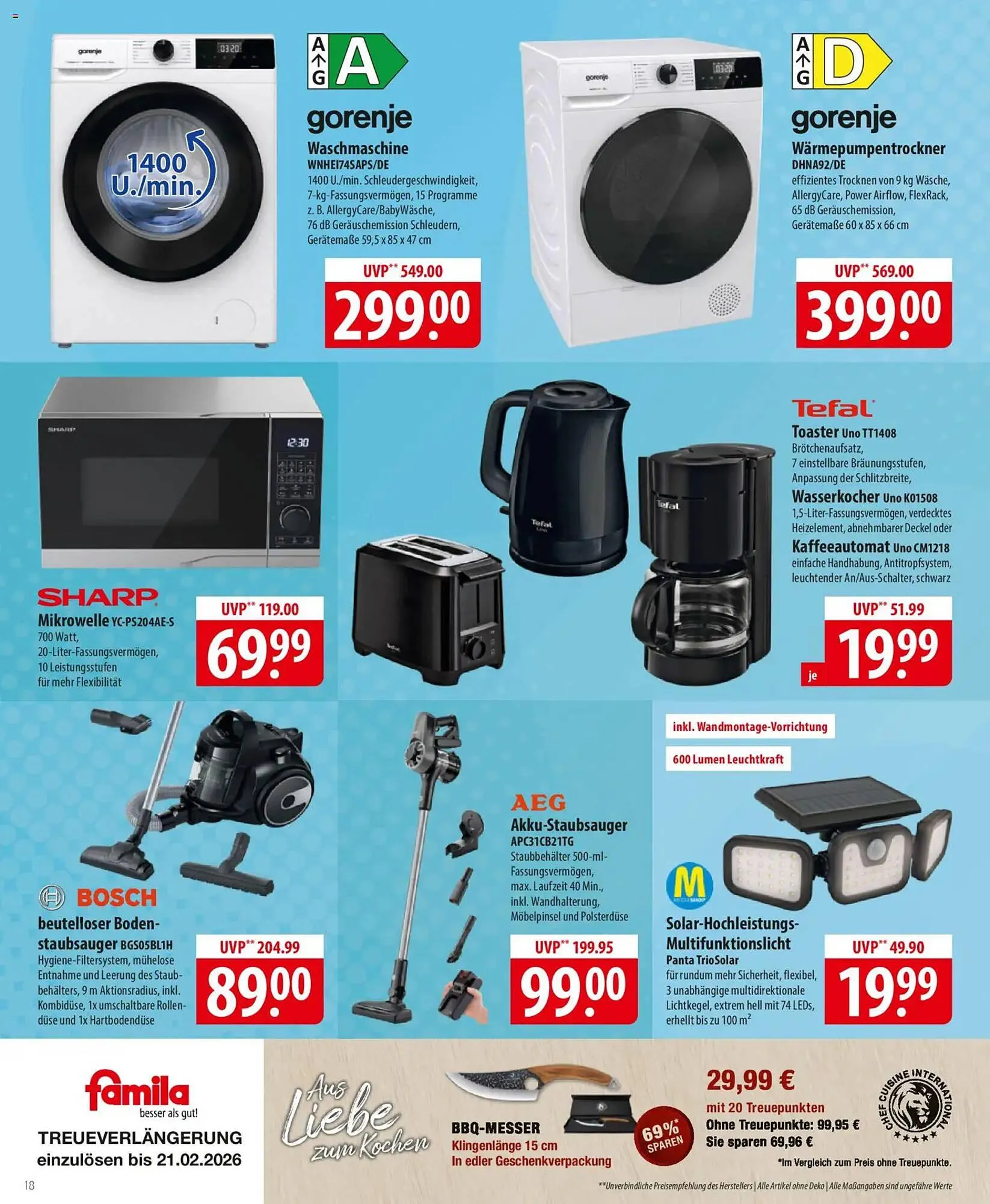 Famila Nord Ost Prospekt von 16. Februar bis 21. Februar 2026 - Prospekt seite 18