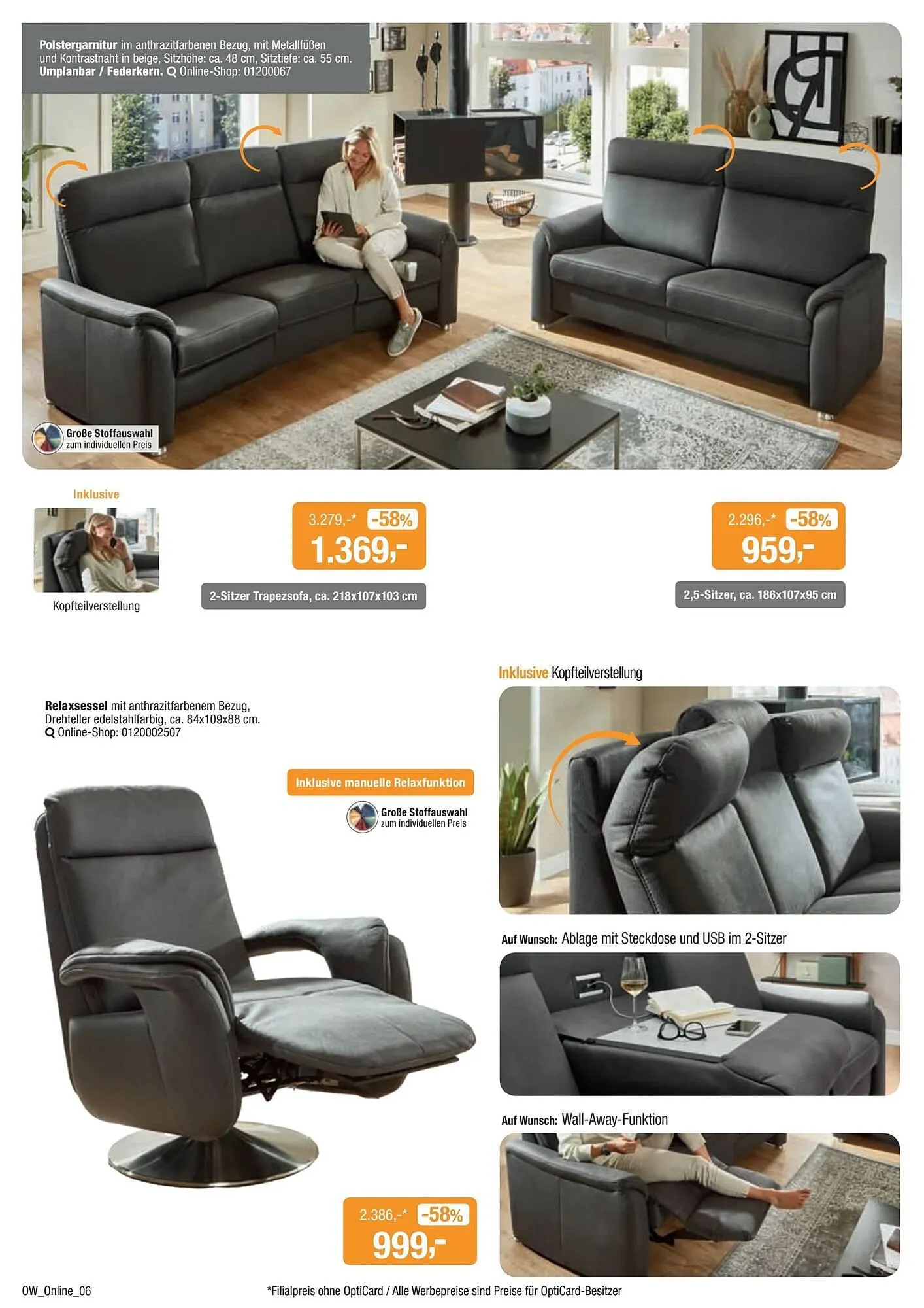 Opti Wohnwelt Prospekt von 9. Dezember bis 19. Dezember 2026 - Prospekt seite 6